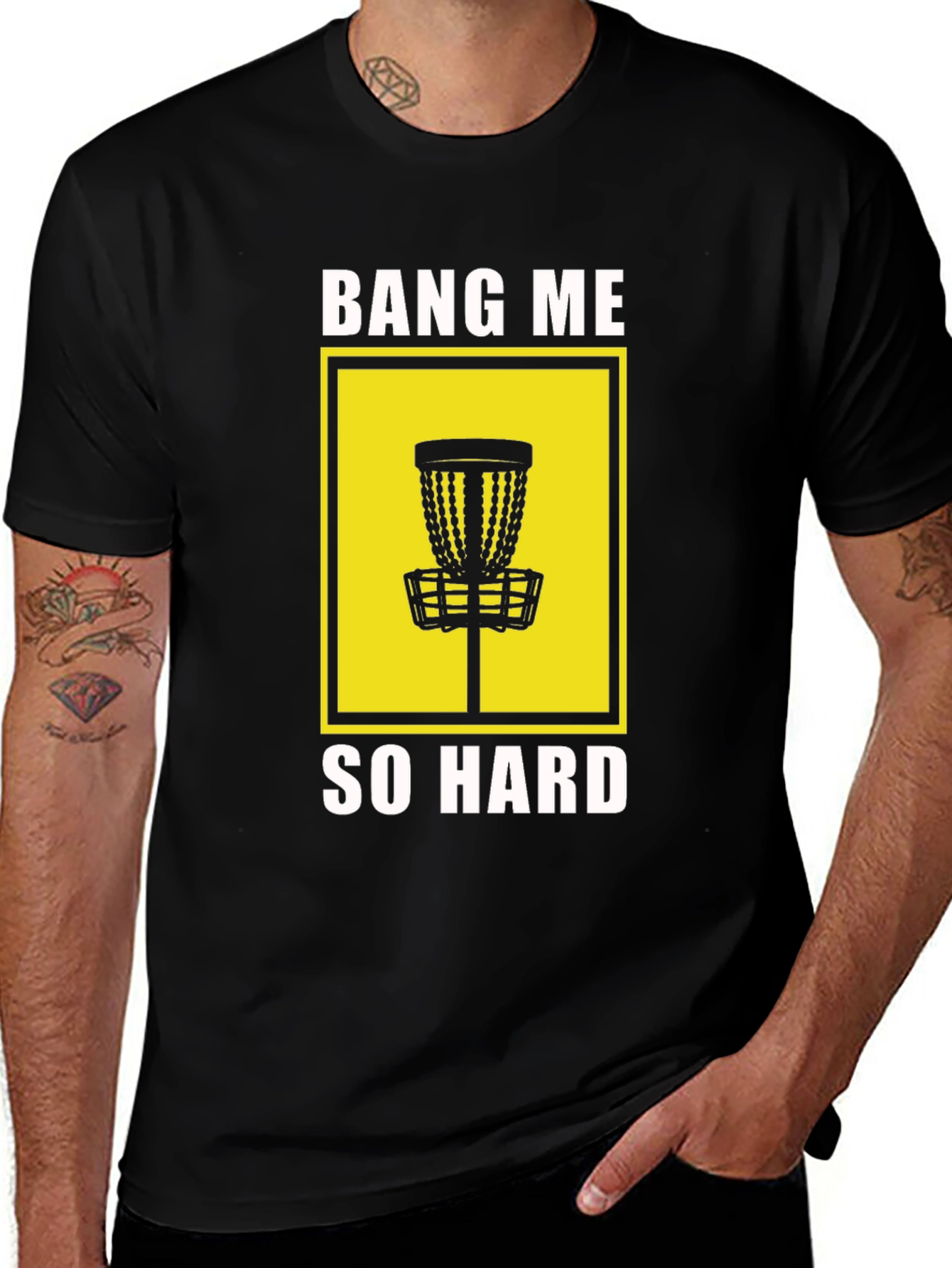 Bang Me So Hard Disc Golf Tee - Bold Graphic T-Shirt