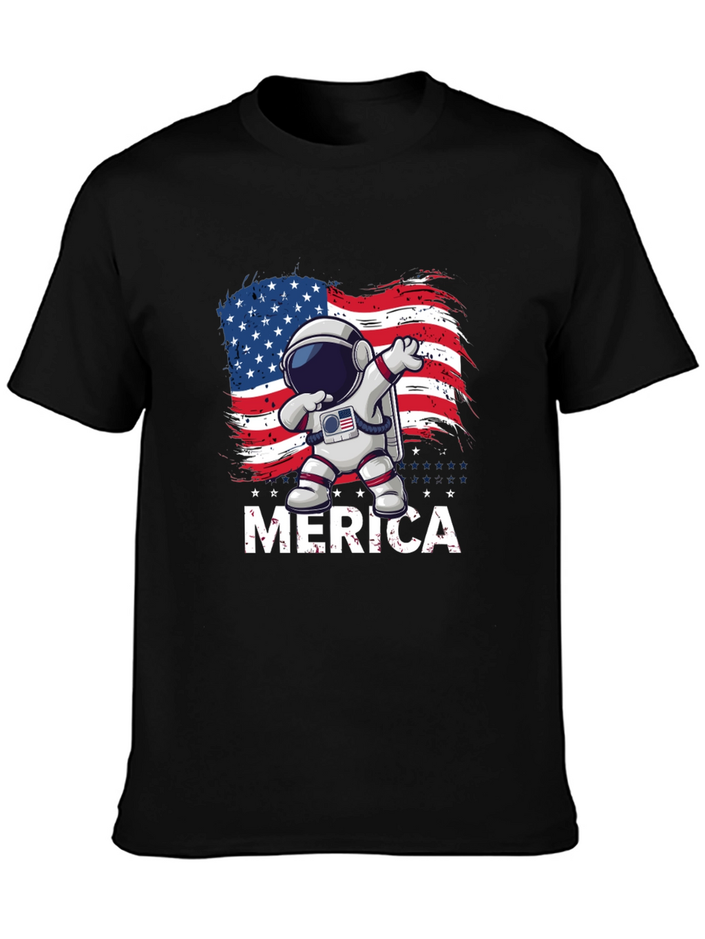 Patriotic Astronaut T-Shirt - Merica Design