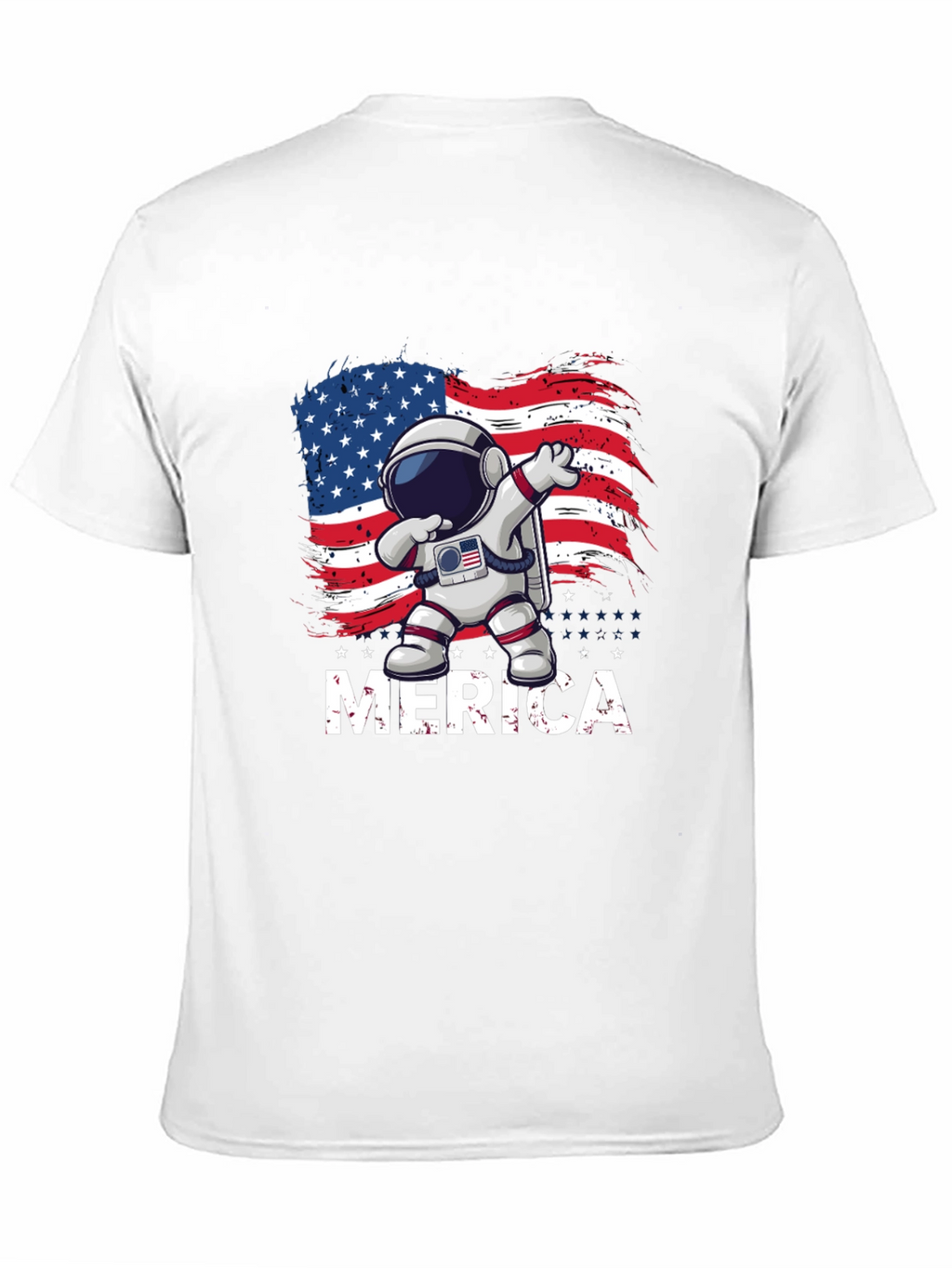 Patriotic Astronaut T-Shirt - Merica Design