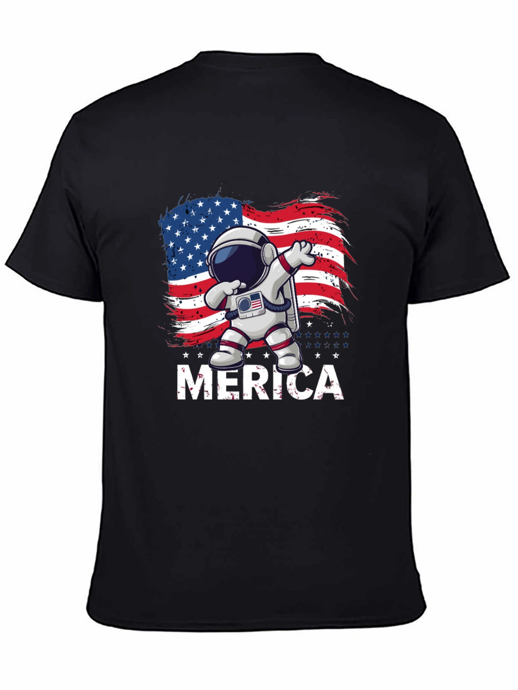 Patriotic Astronaut T-Shirt - Merica Design