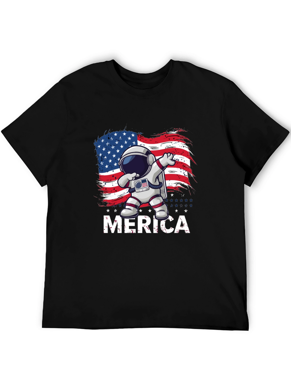 Patriotic Astronaut T-Shirt - Merica Design