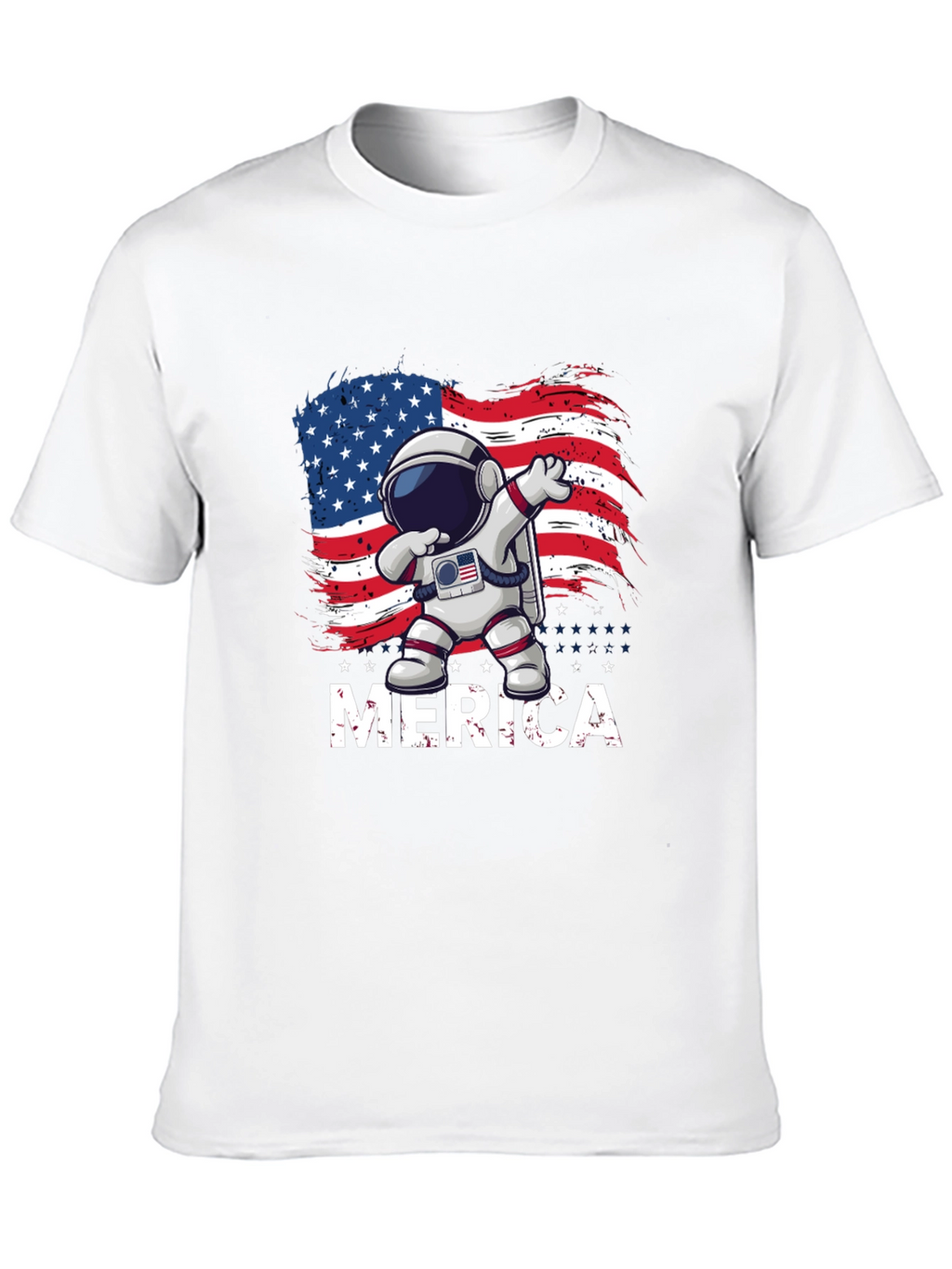 Patriotic Astronaut T-Shirt - Merica Design