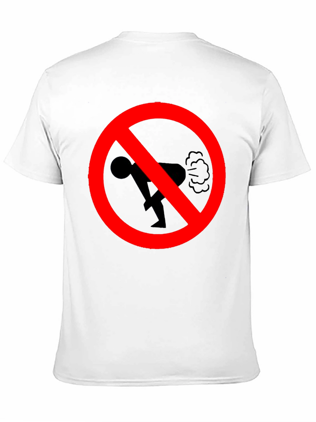No Farting Black T-Shirt - Novelty Graphic Tee