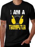 I AM A Trumpeter Black T-Shirt