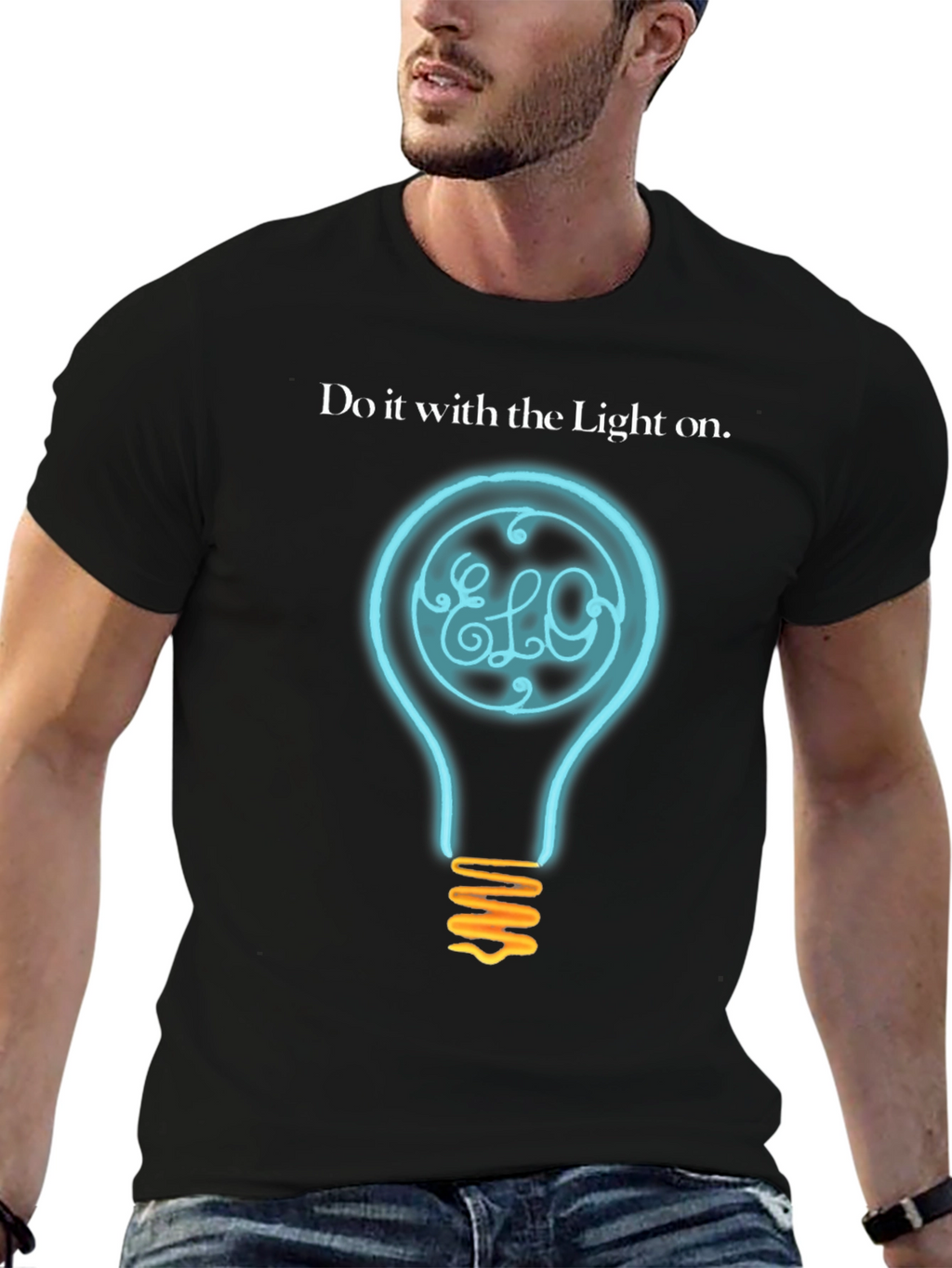 ELO Light Bulb Graphic T-Shirt