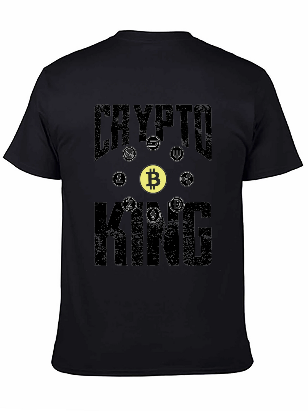 Crypto King Graphic Tee - Bitcoin & Altcoins