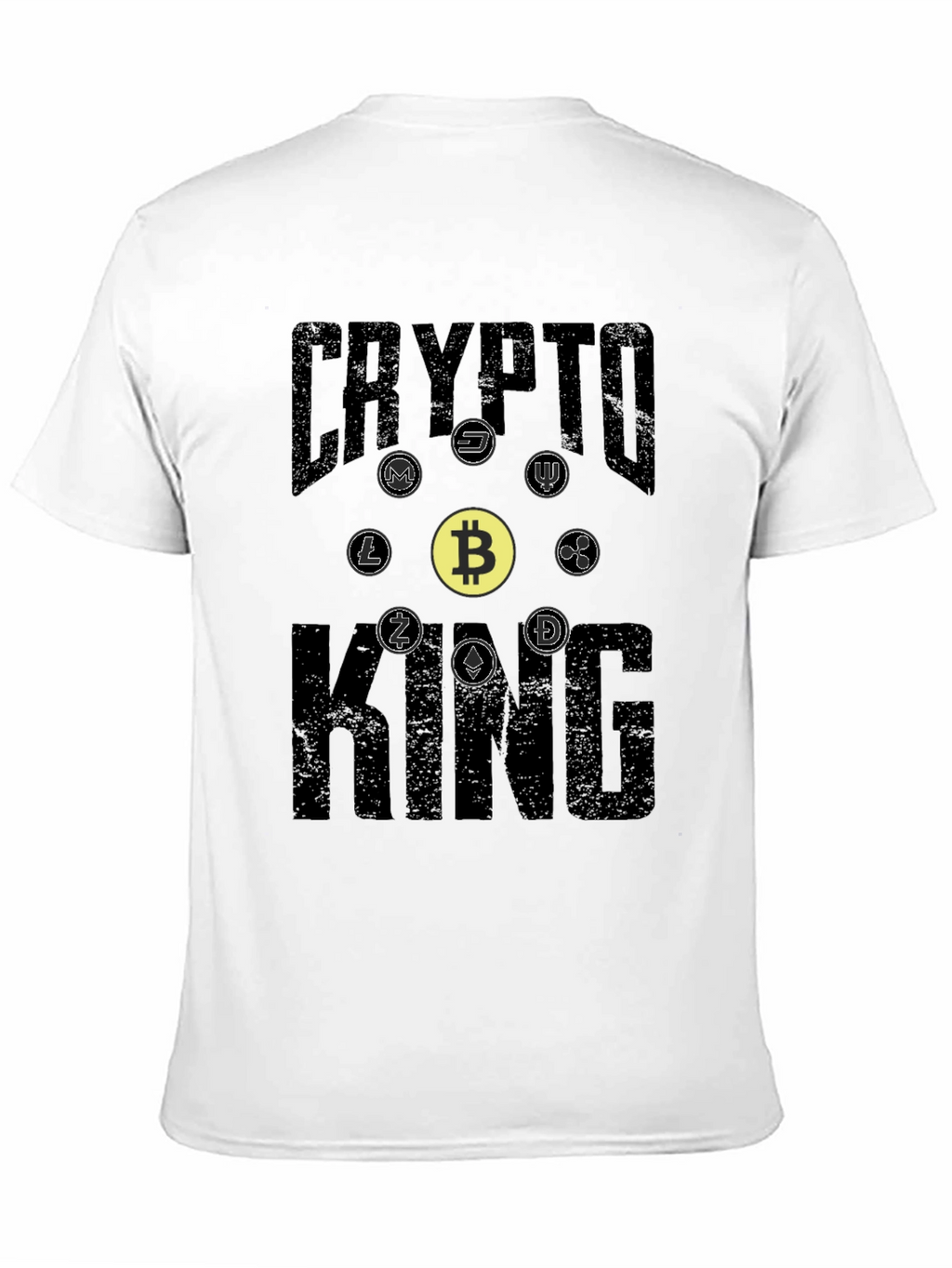 Crypto King Graphic Tee - Bitcoin & Altcoins