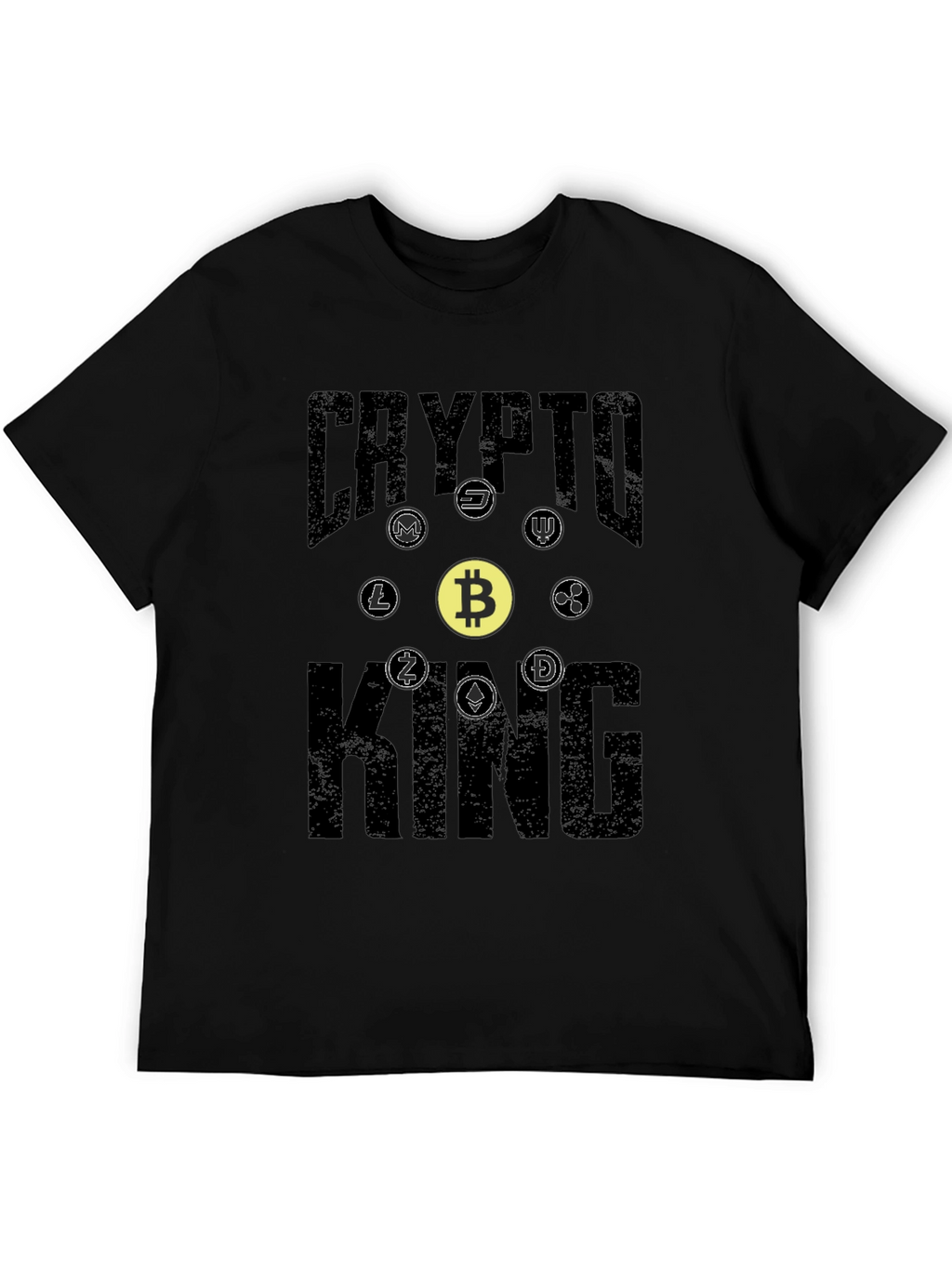 Crypto King Graphic Tee - Bitcoin & Altcoins