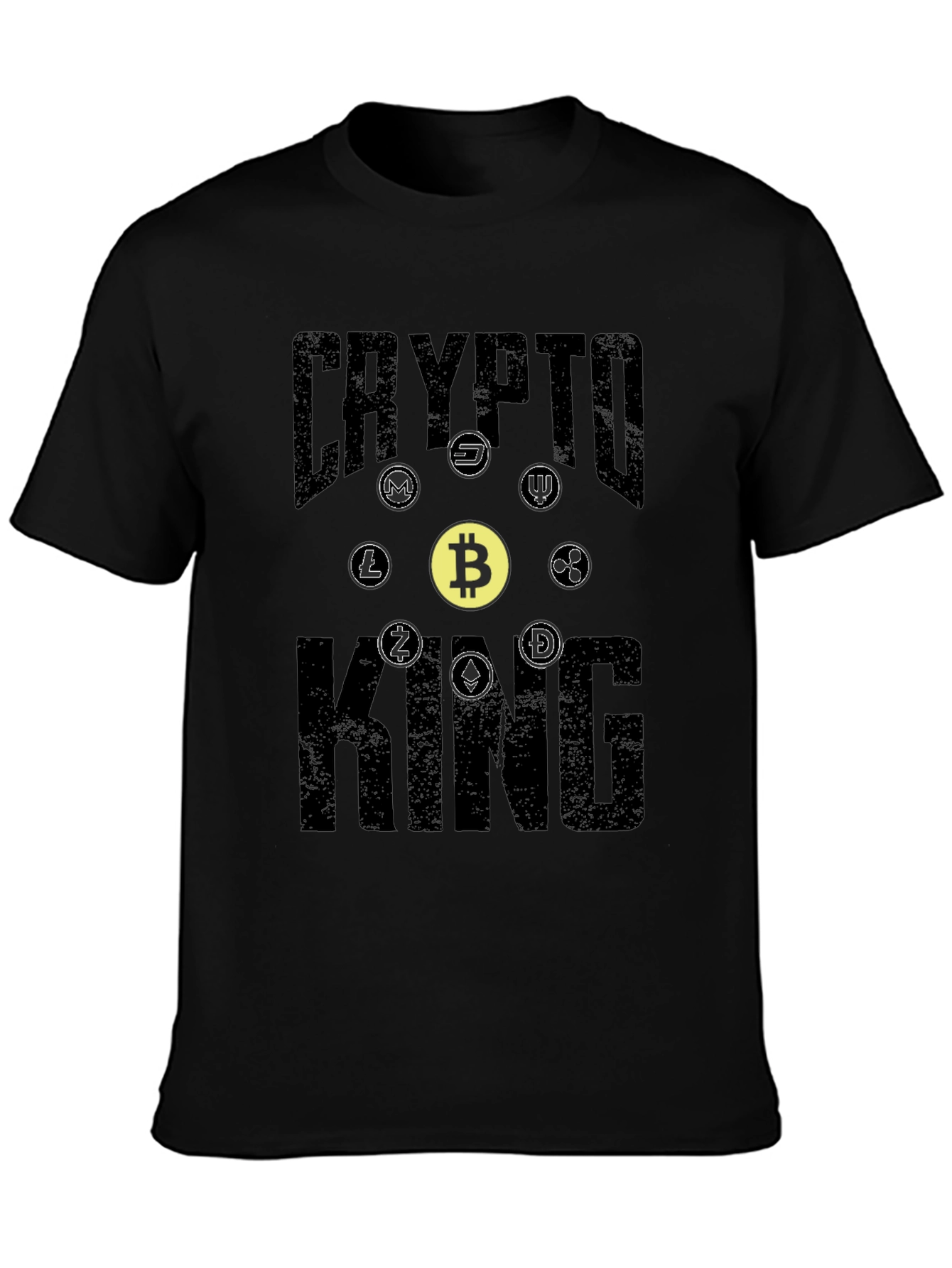 Crypto King Graphic Tee - Bitcoin & Altcoins