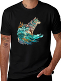 Wolf Nature Graphic T-Shirt