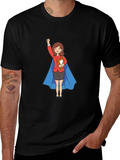 Super Teacher Hero T-Shirt - Black