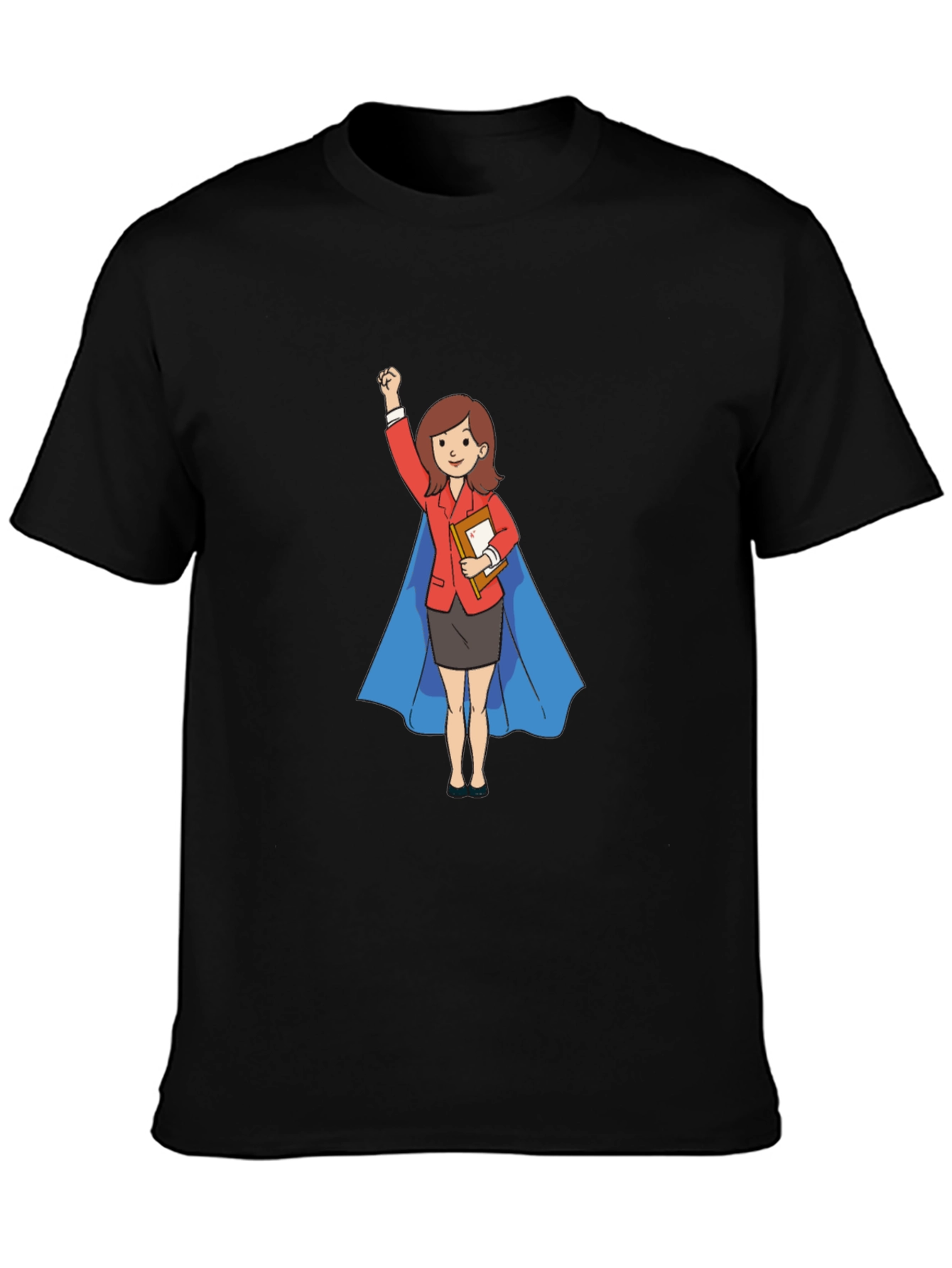 Super Teacher Hero T-Shirt - Black