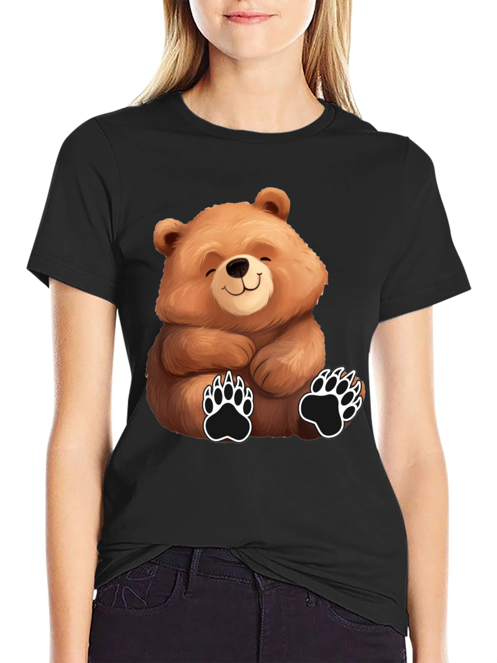 Cute Bear Graphic Tee - Unisex