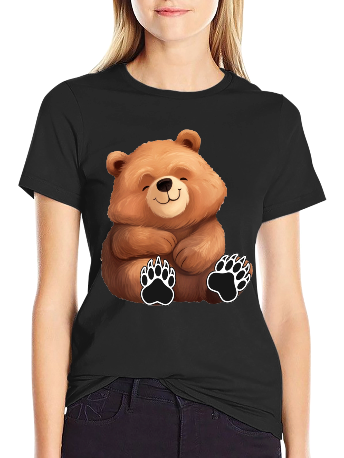 Cute Bear Graphic Tee - Unisex