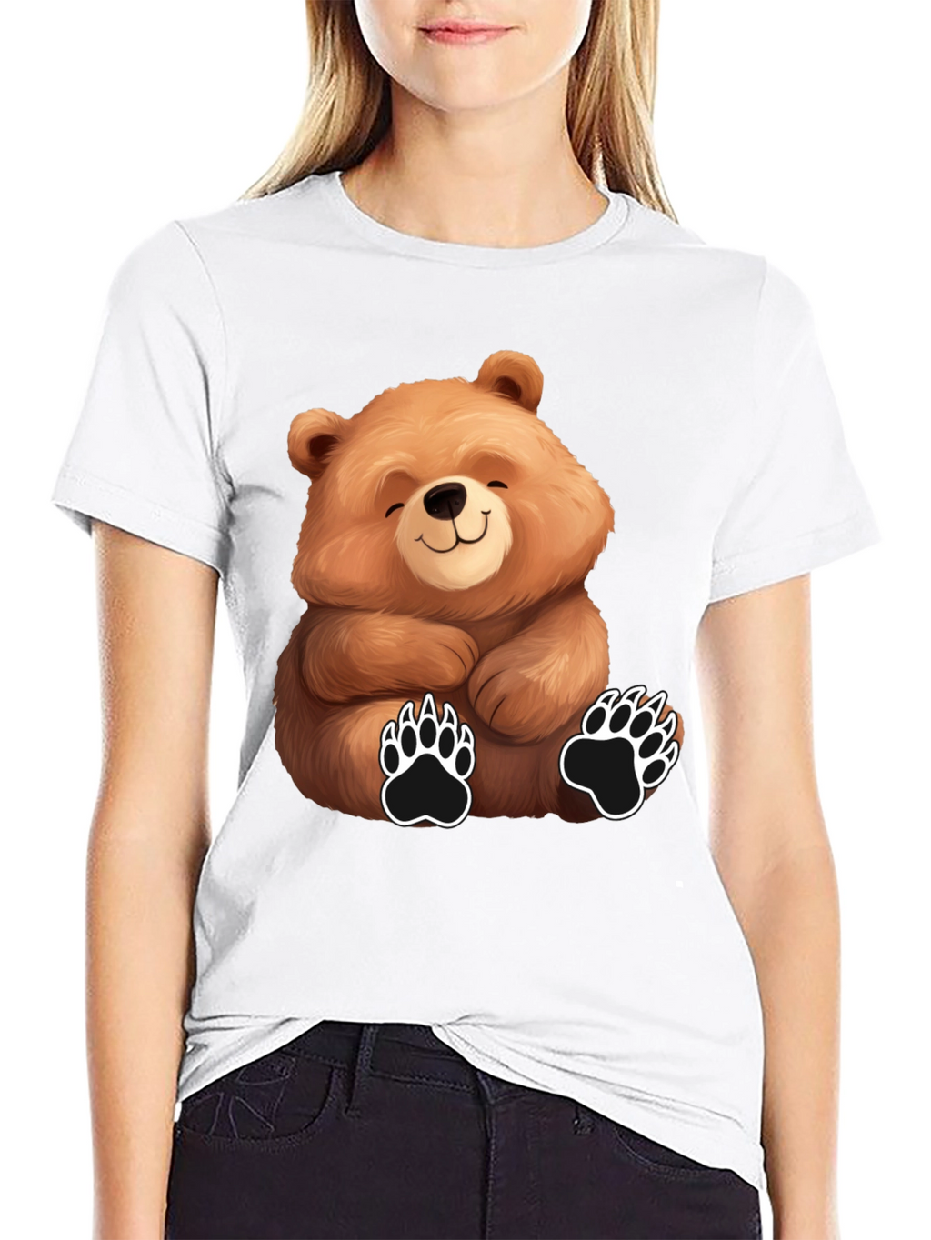 Cute Bear Graphic Tee - Unisex