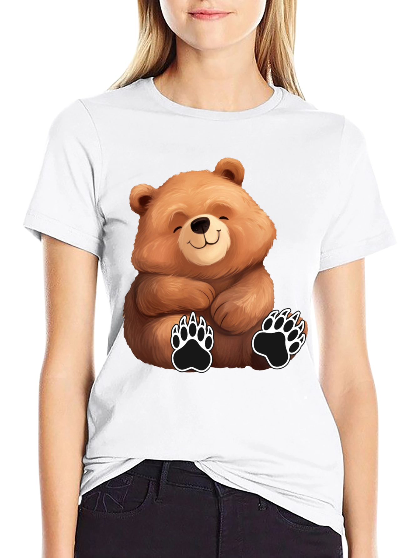 Cute Bear Graphic Tee - Unisex
