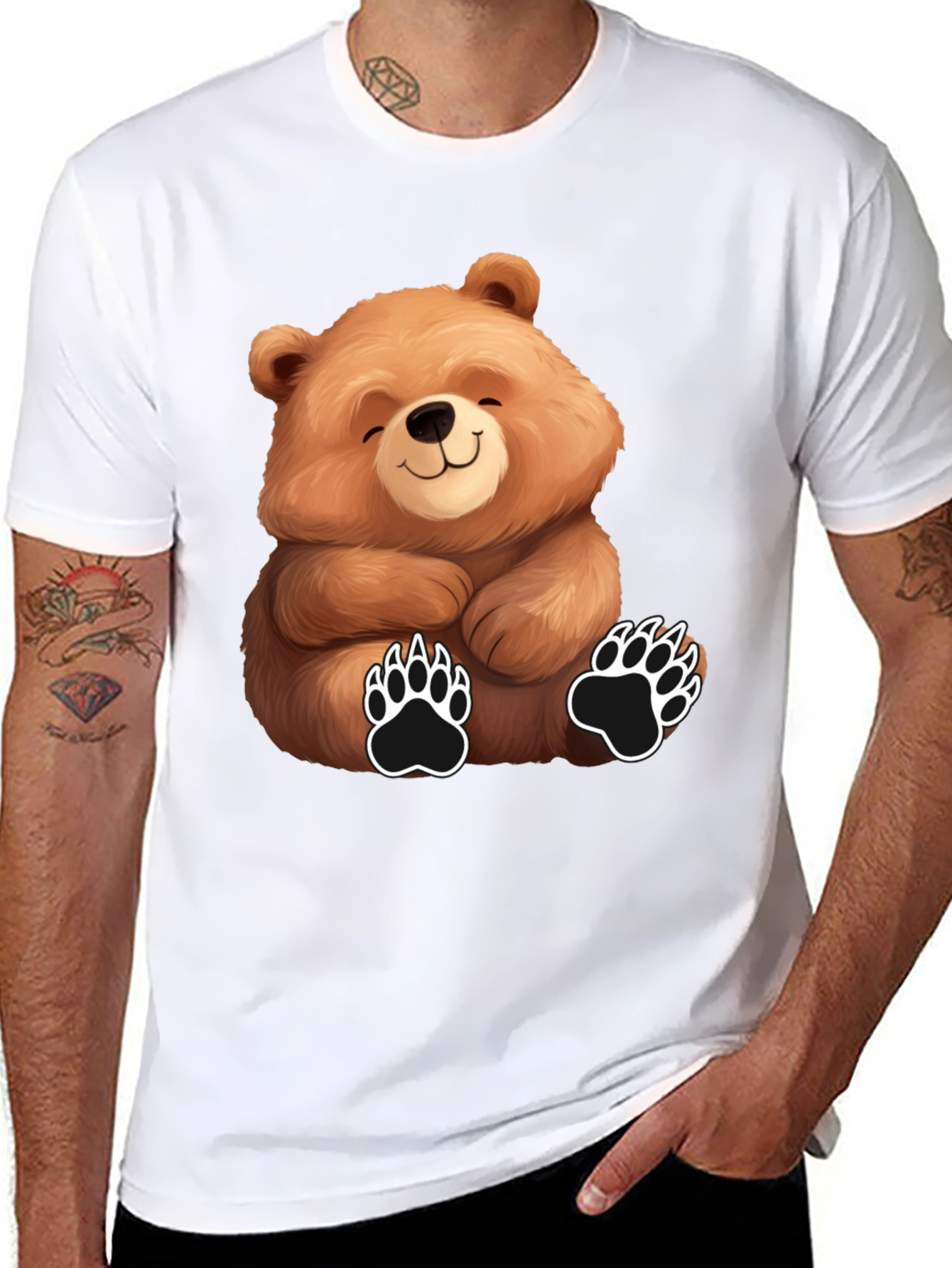Cute Bear Graphic Tee - Unisex