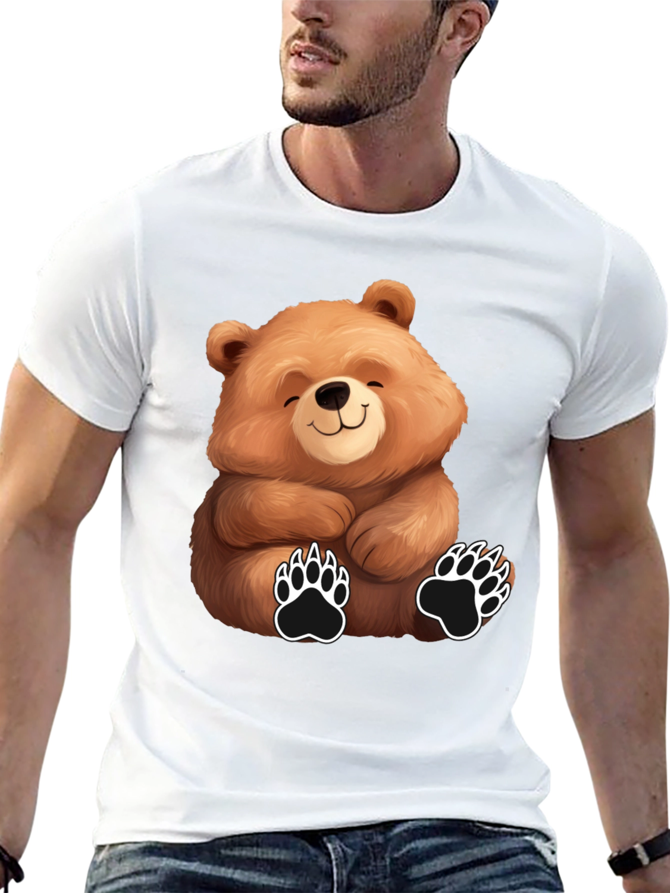 Cute Bear Graphic Tee - Unisex