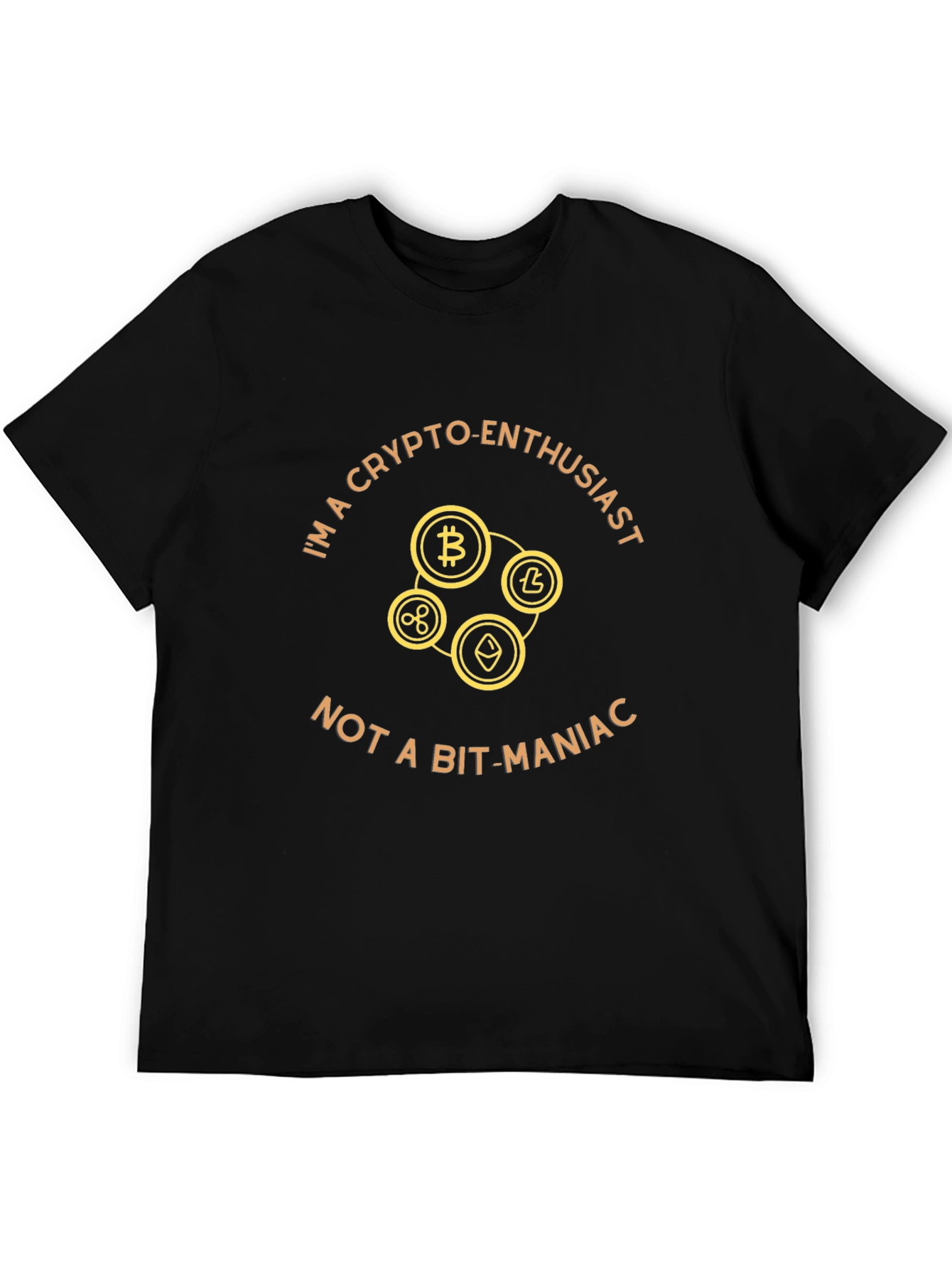 Crypto Enthusiast T-Shirt Bitcoin Ethereum Litecoin