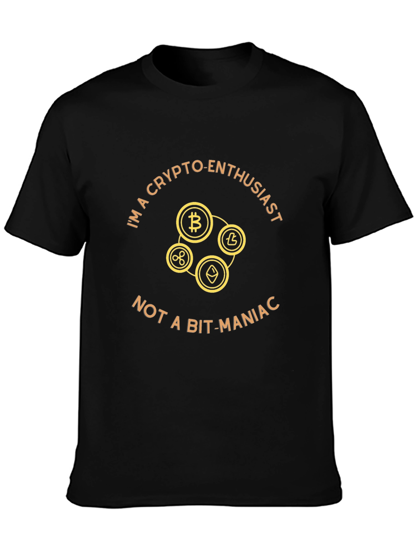Crypto Enthusiast T-Shirt Bitcoin Ethereum Litecoin
