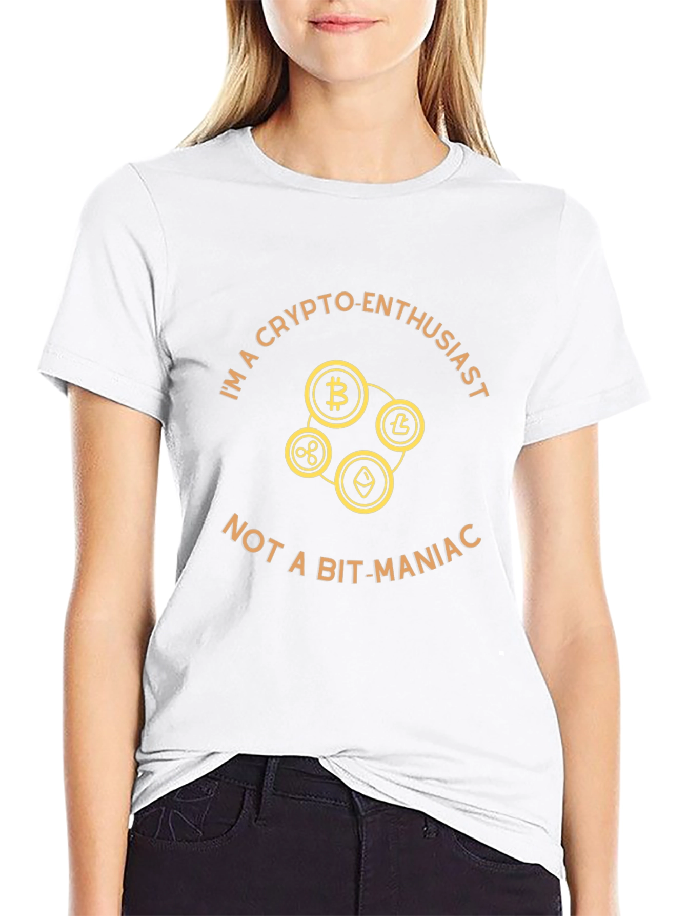 Crypto Enthusiast T-Shirt Bitcoin Ethereum Litecoin