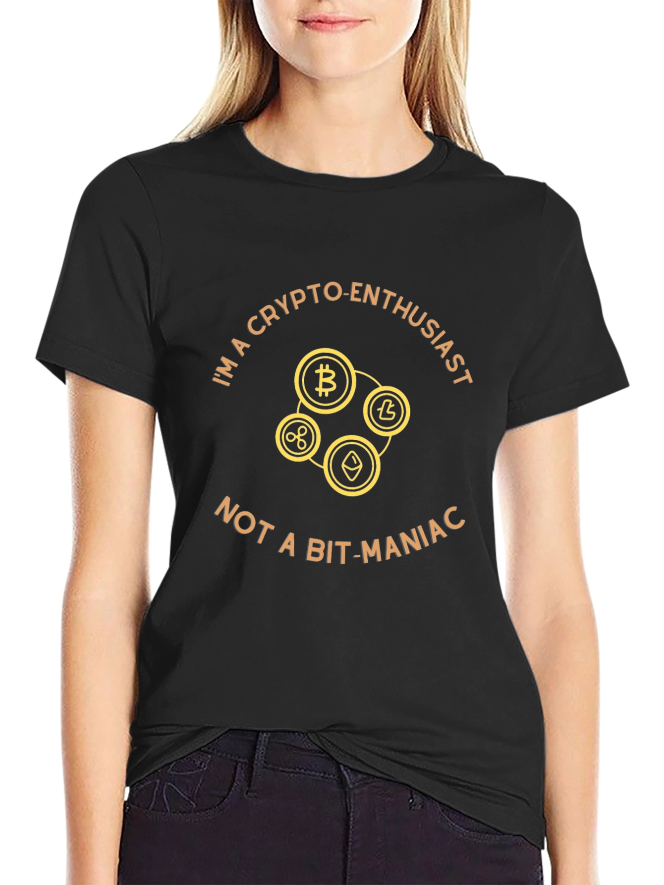 Crypto Enthusiast T-Shirt Bitcoin Ethereum Litecoin