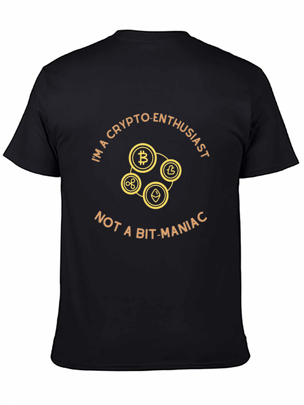 Crypto Enthusiast T-Shirt Bitcoin Ethereum Litecoin