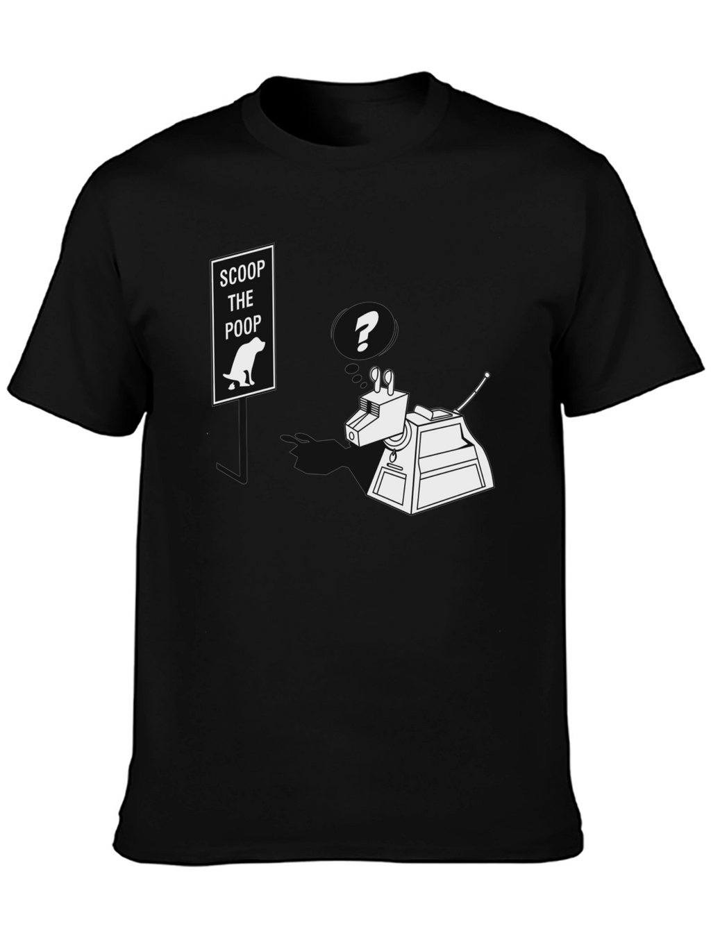 K9 Scoop the Poop T-Shirt – Funny Sci-Fi Dog Lover Tee