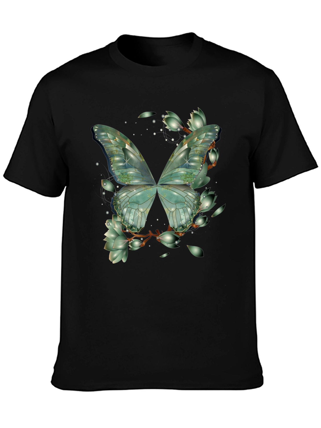 Butterfly Wings Graphic T-Shirt - Nature Inspired Tee