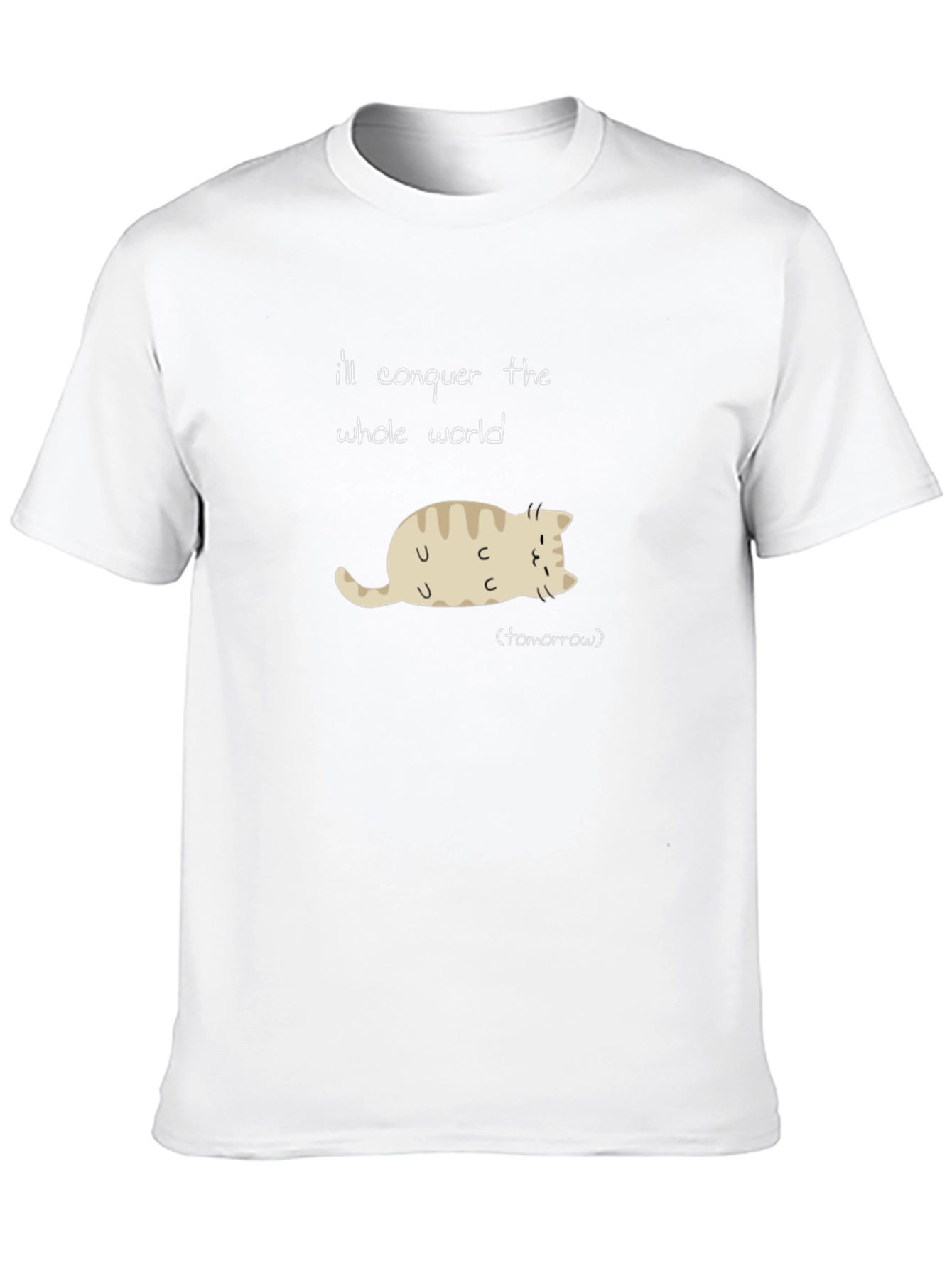 Lazy Cat Conquer T-Shirt