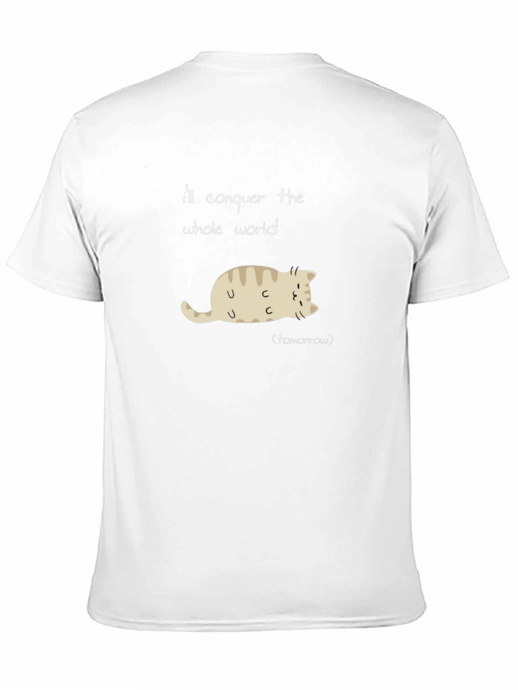 Lazy Cat Conquer T-Shirt