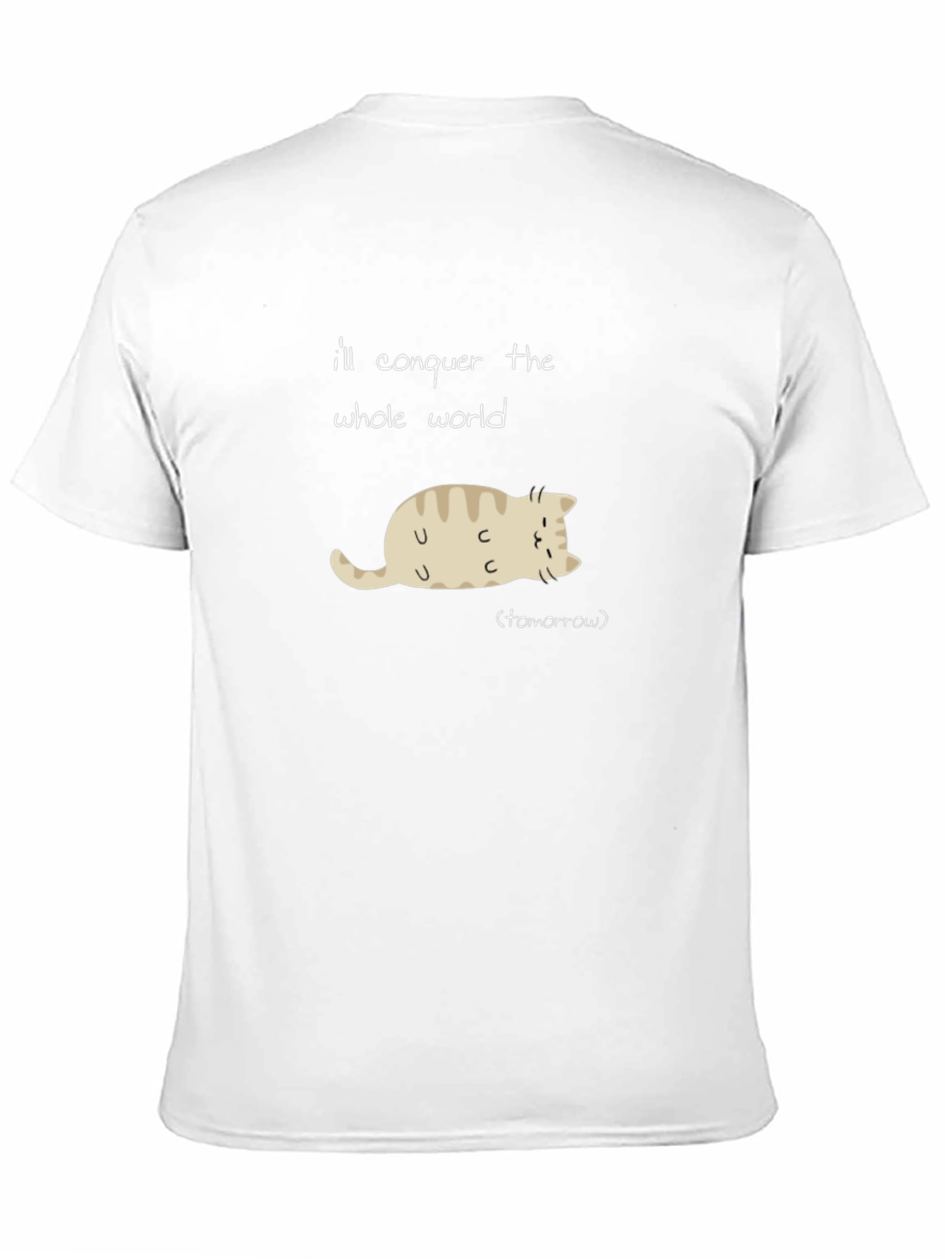 Lazy Cat Conquer T-Shirt