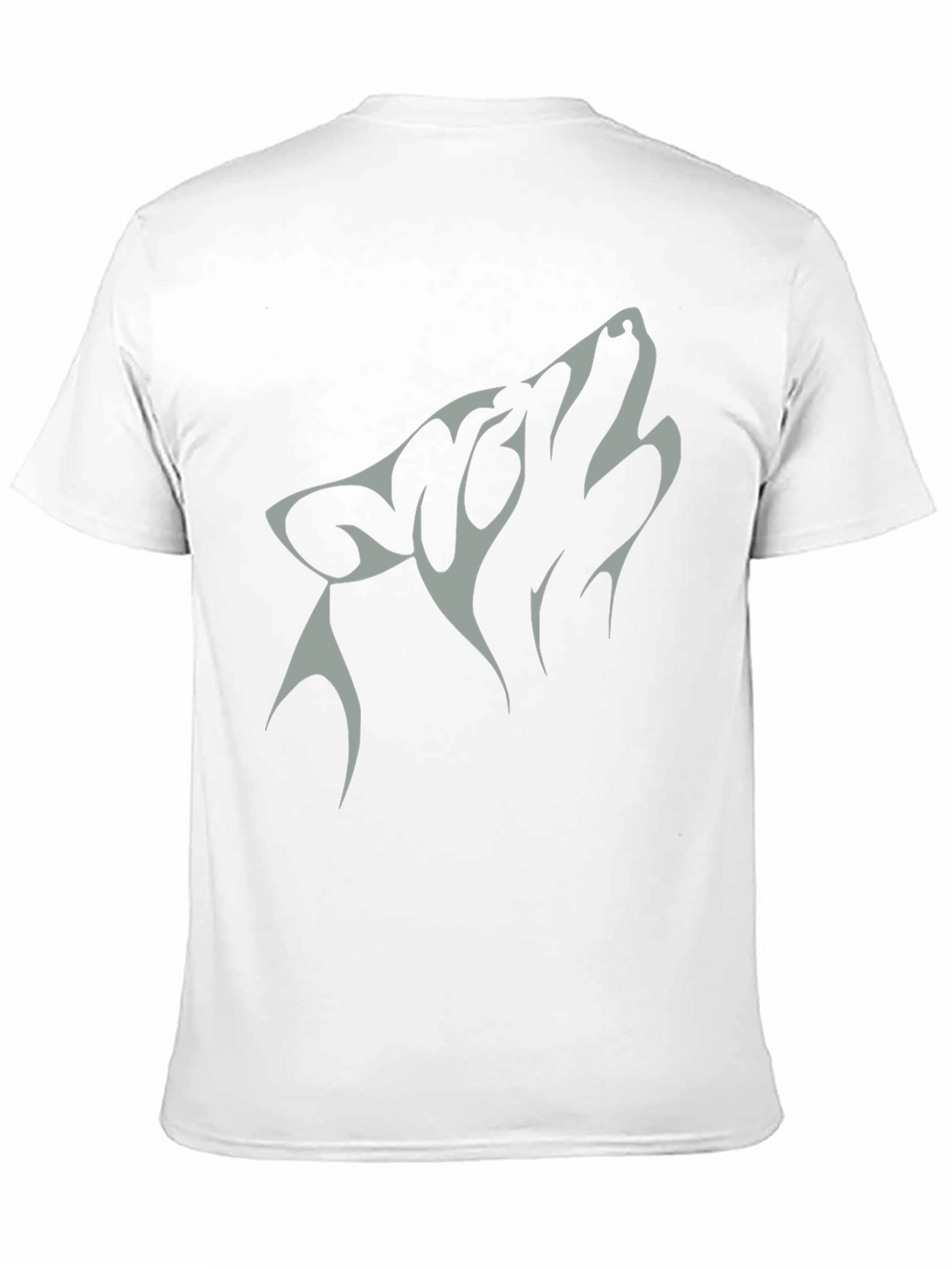 Wolf Graphic Tee - Black Cotton Blend