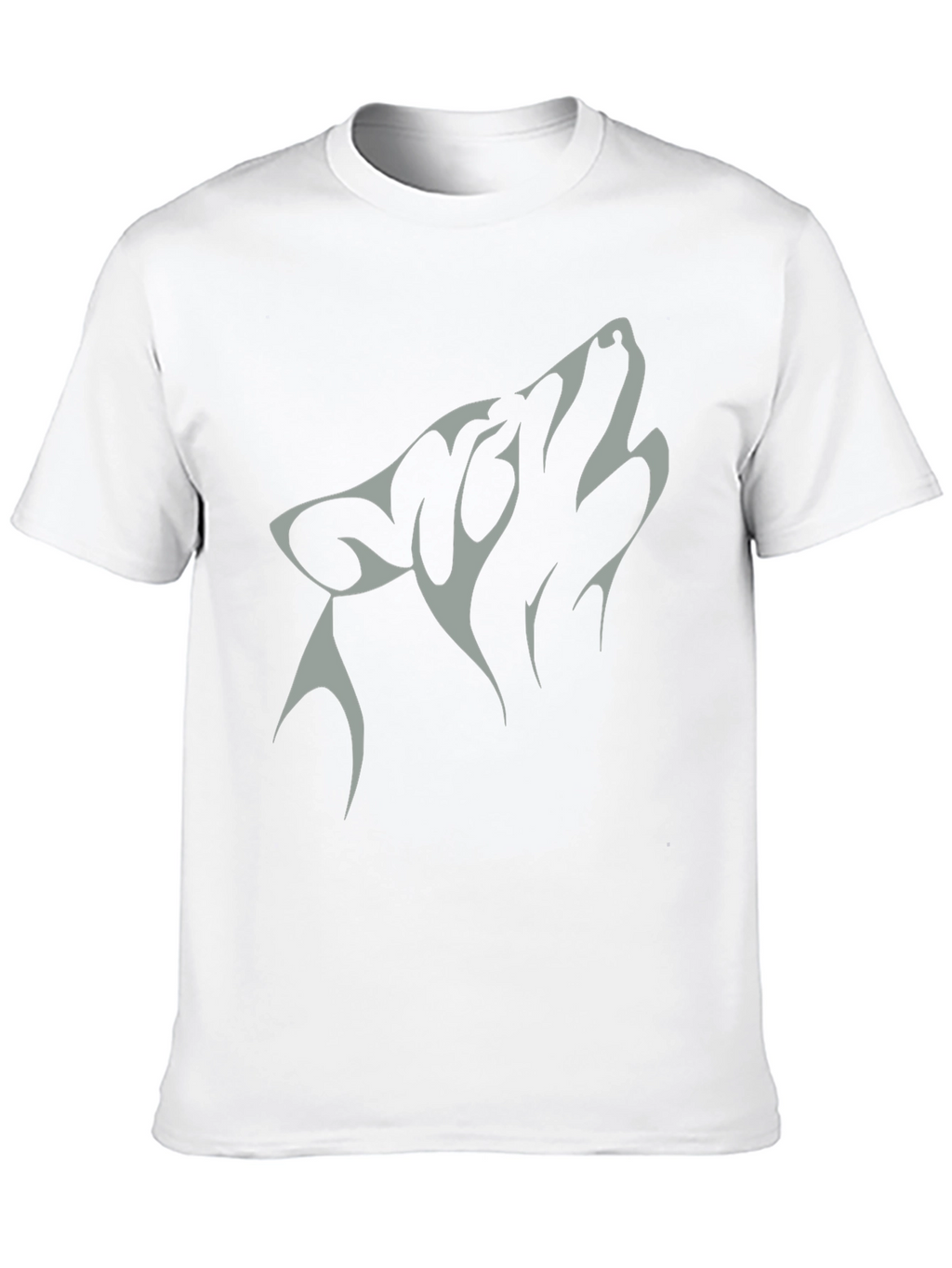 Wolf Graphic Tee - Black Cotton Blend