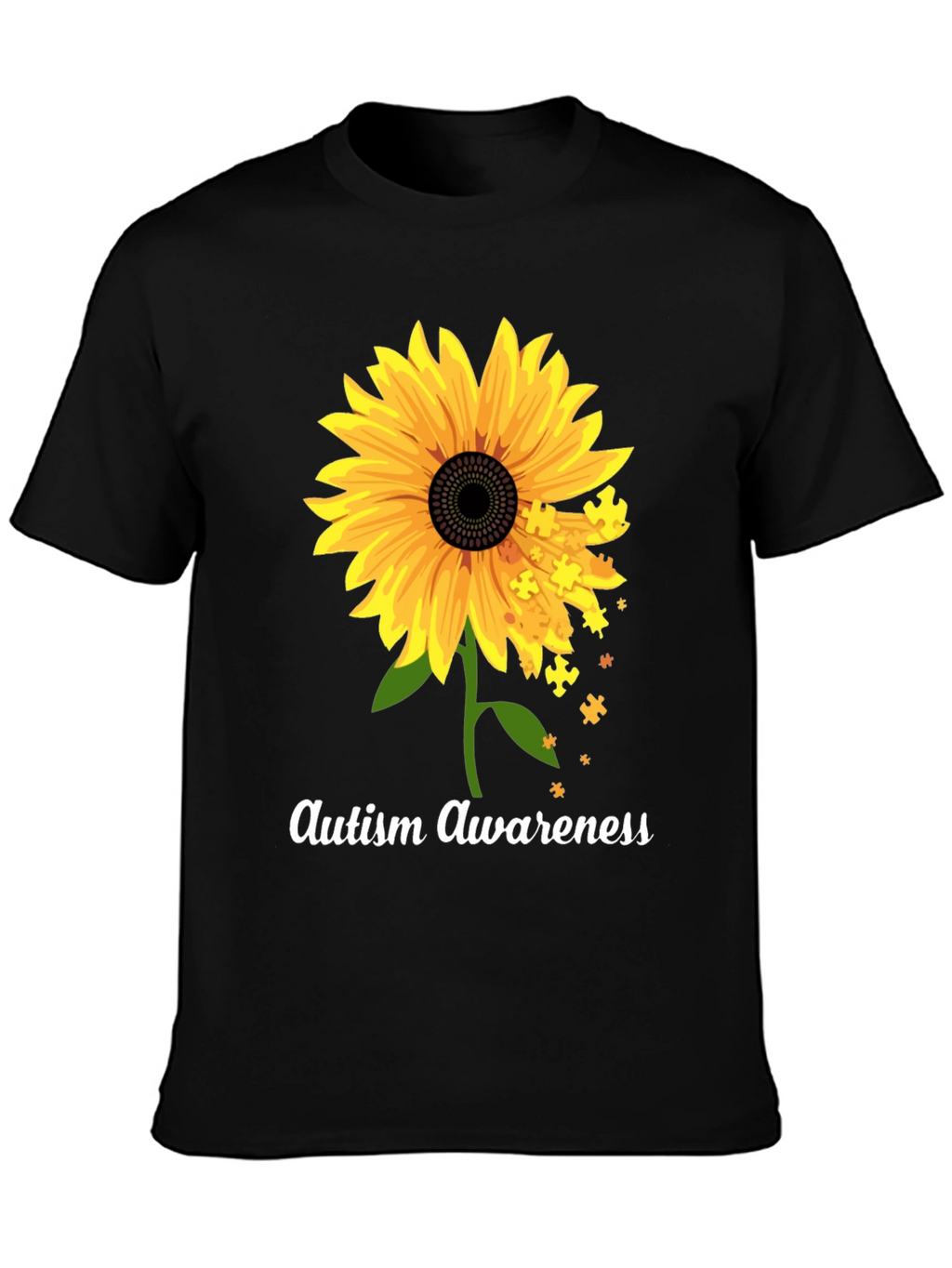 Autism Awareness Sunflower T-Shirt