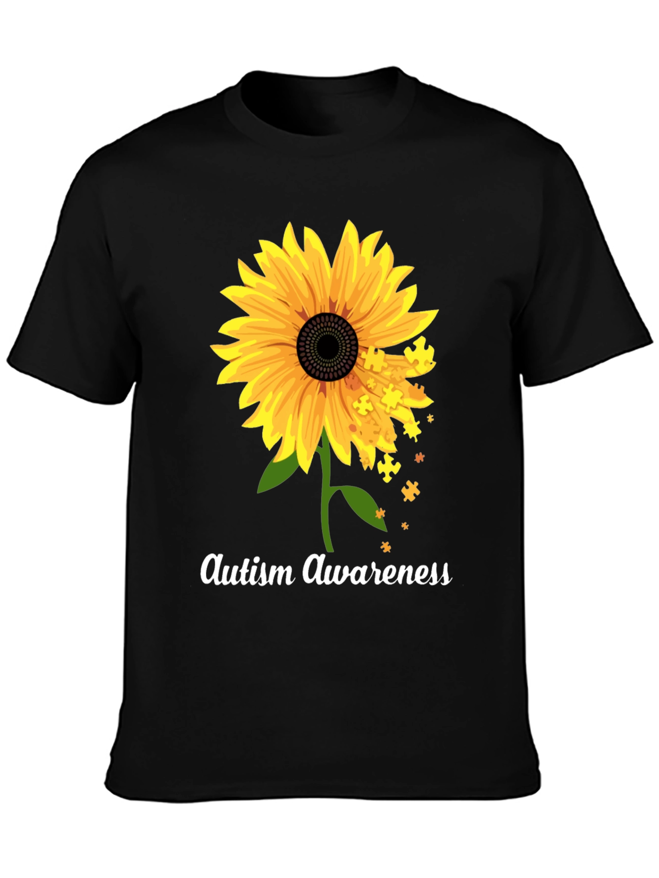 Autism Awareness Sunflower T-Shirt