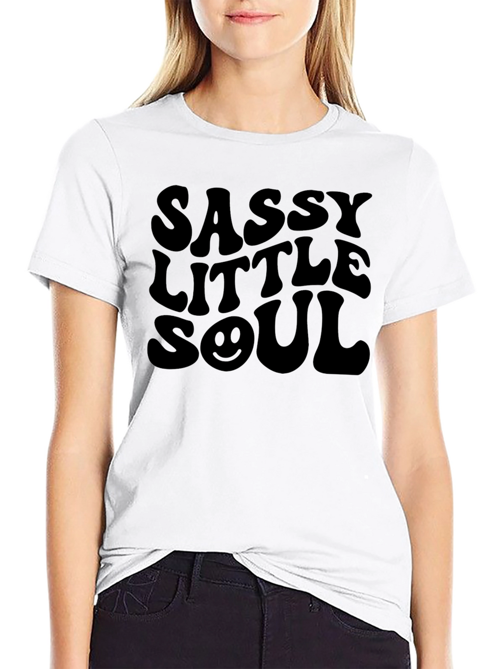 Sassy Little Soul Graphic Tee - Unisex Black T-Shirt