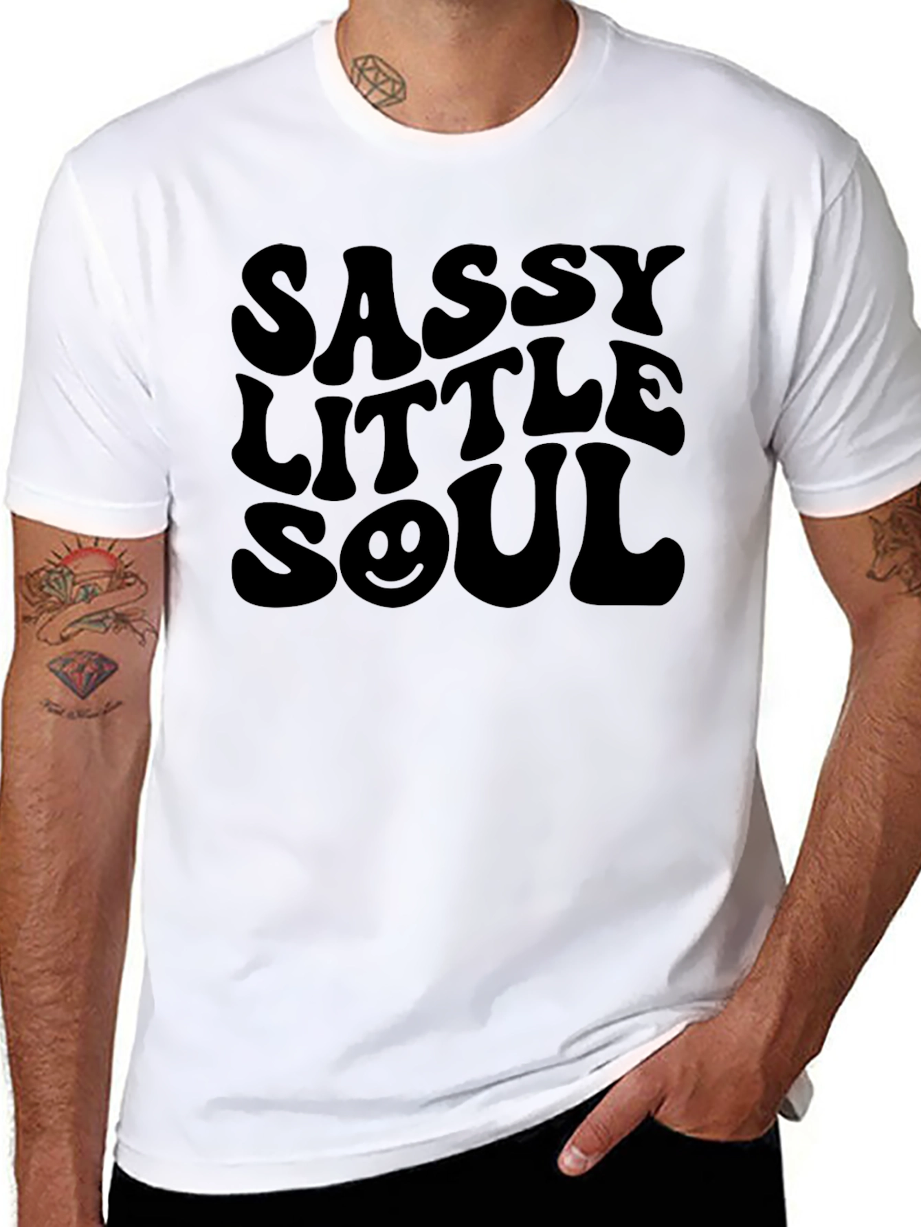 Sassy Little Soul Graphic Tee - Unisex Black T-Shirt