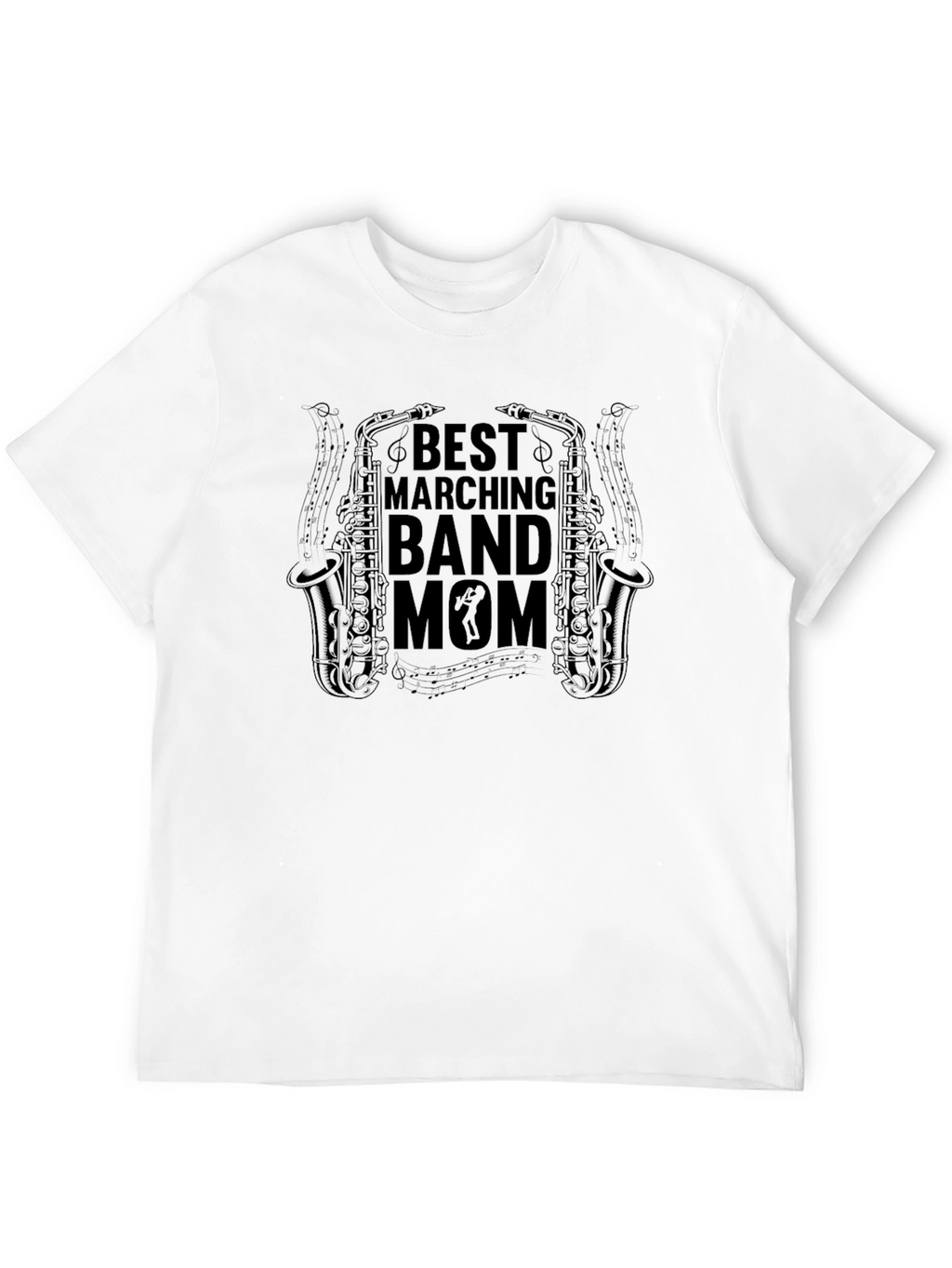 Best Marching Band Mom Graphic Tee
