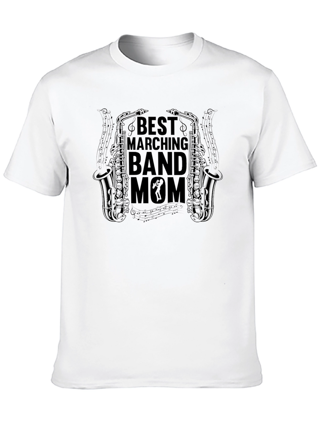 Best Marching Band Mom Graphic Tee