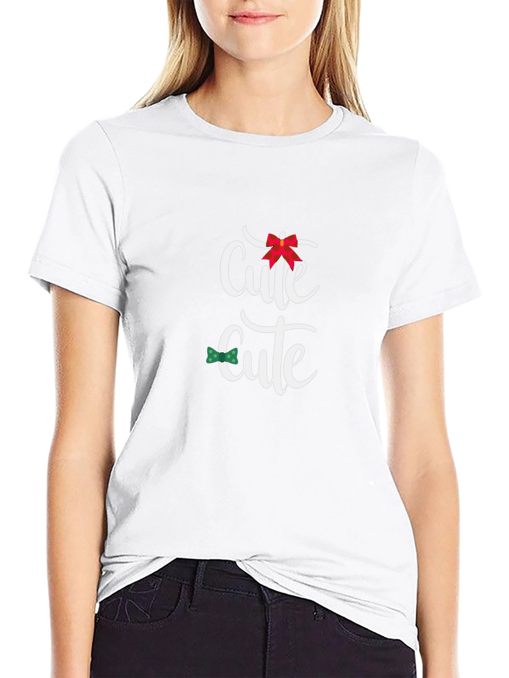Cute Design Black T-Shirt