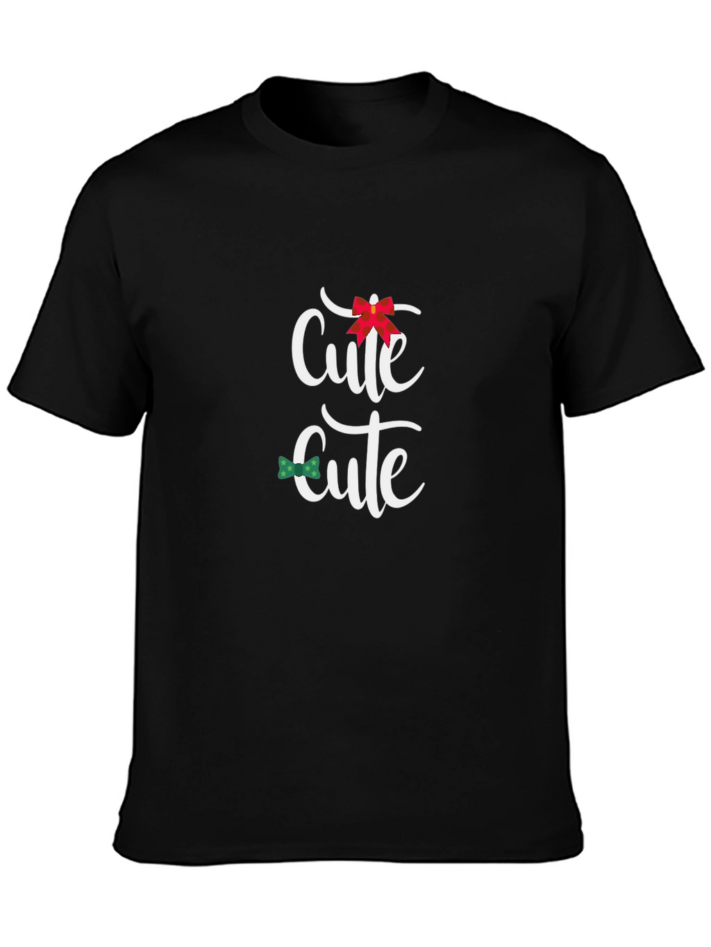 Cute Design Black T-Shirt
