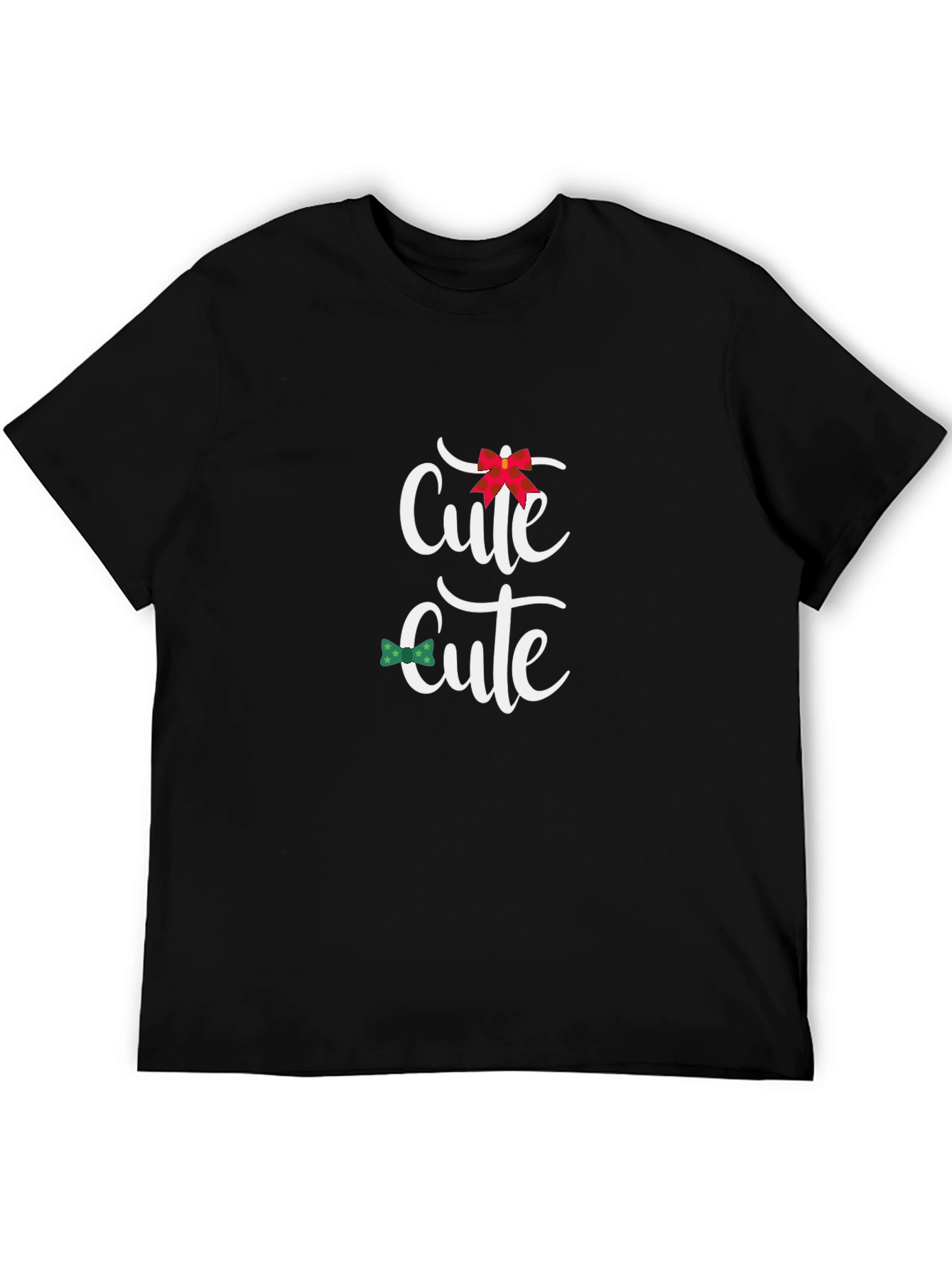 Cute Design Black T-Shirt