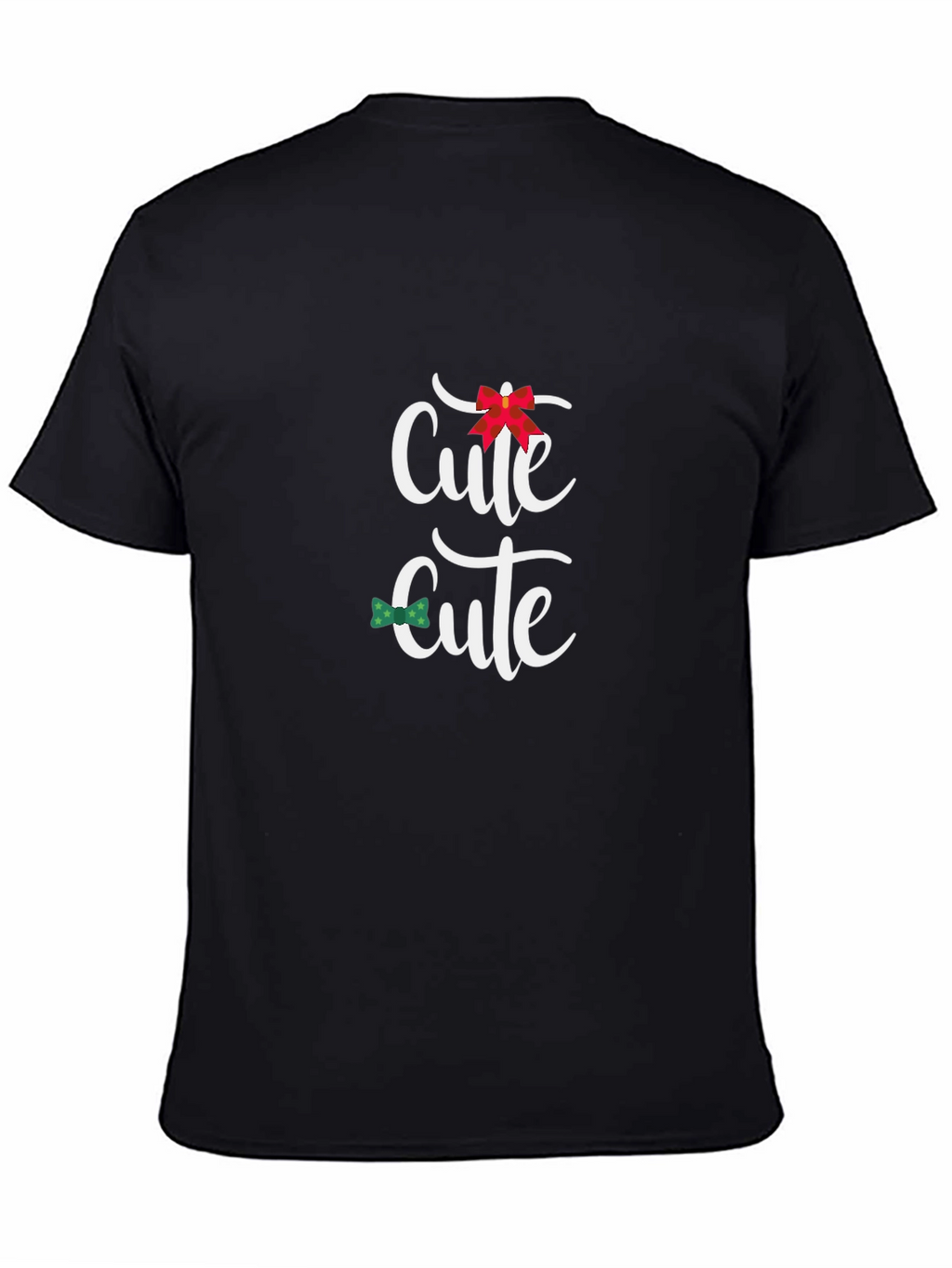 Cute Design Black T-Shirt