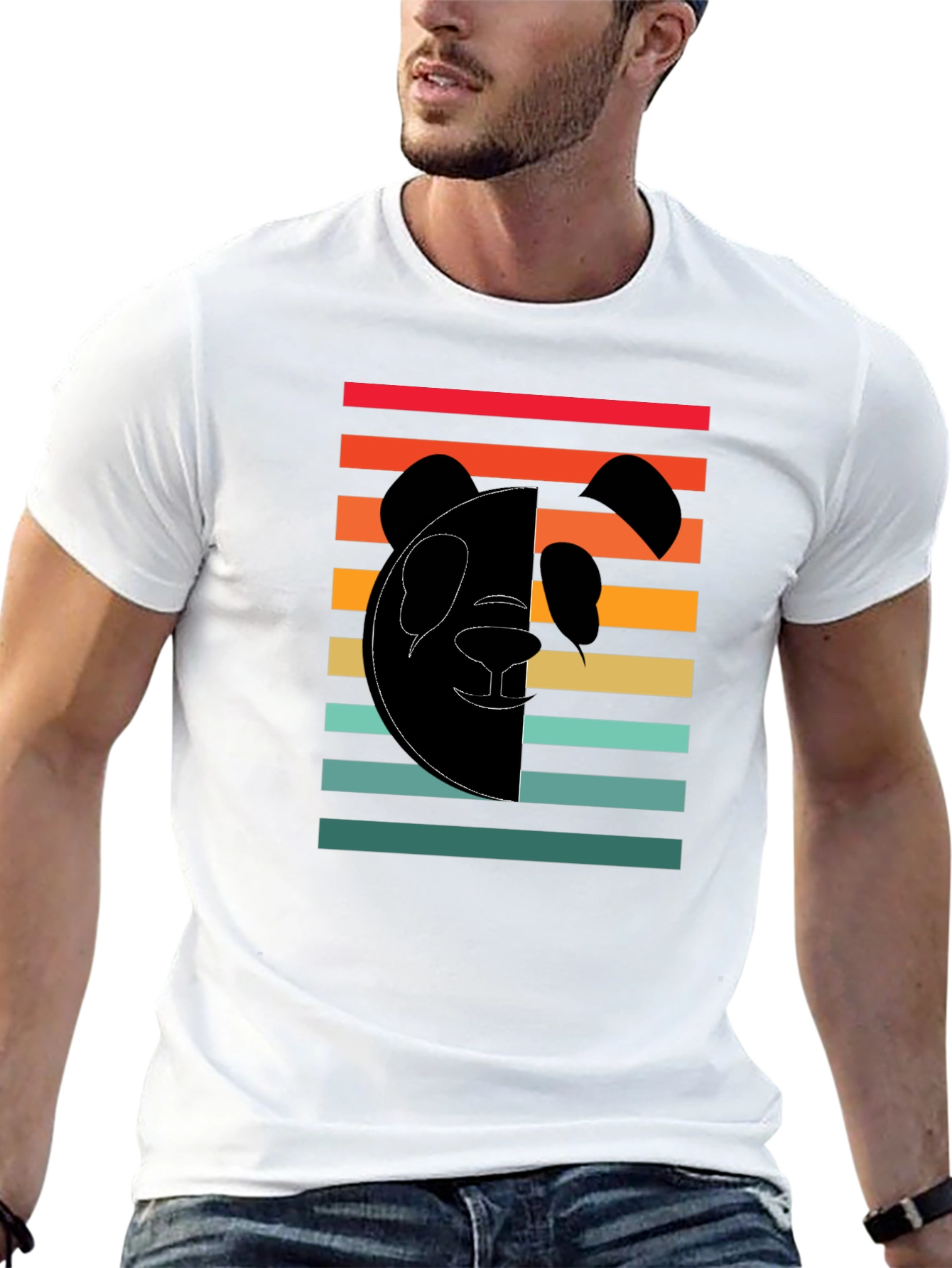Retro Panda Graphic Tee