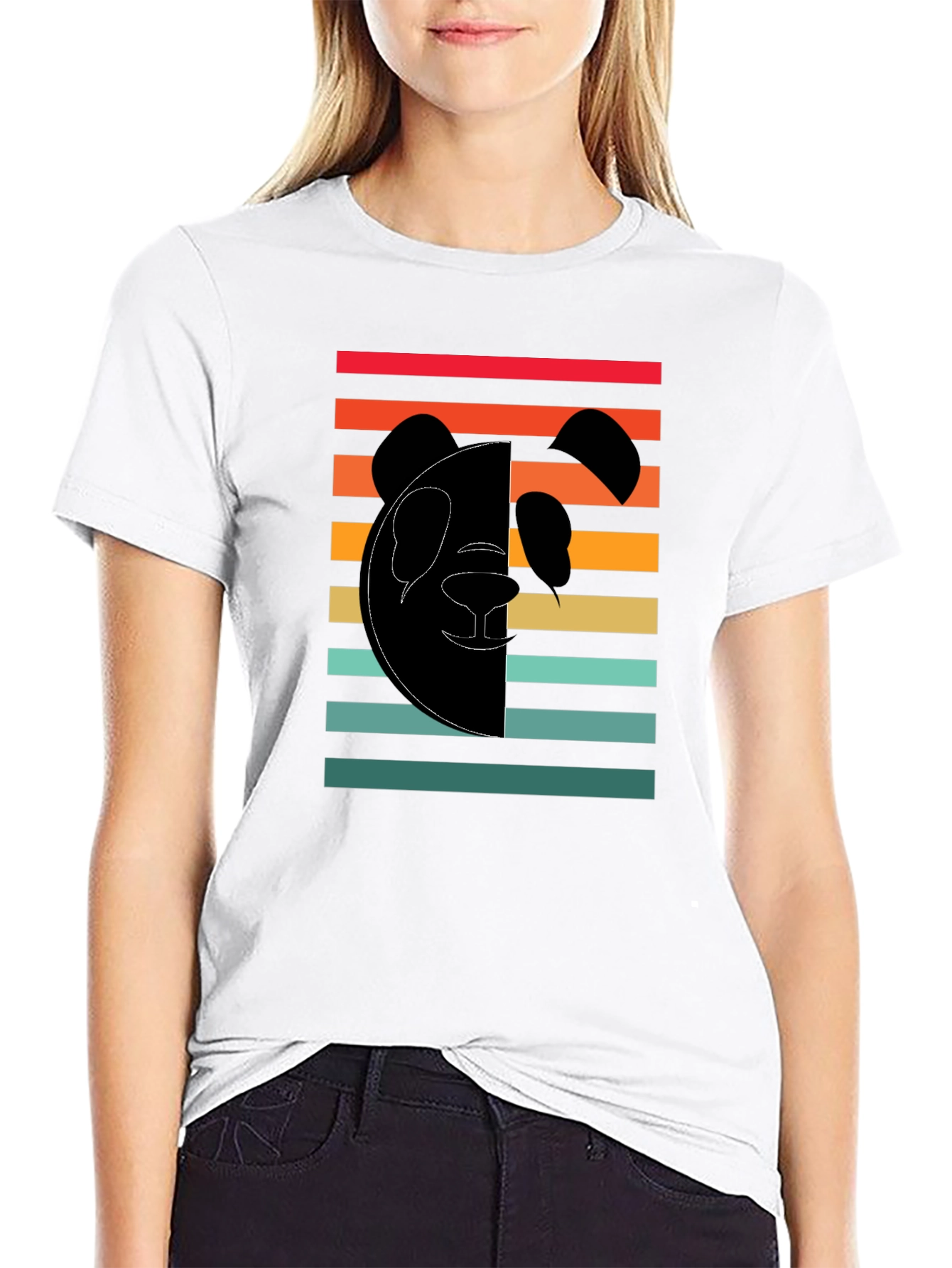 Retro Panda Graphic Tee