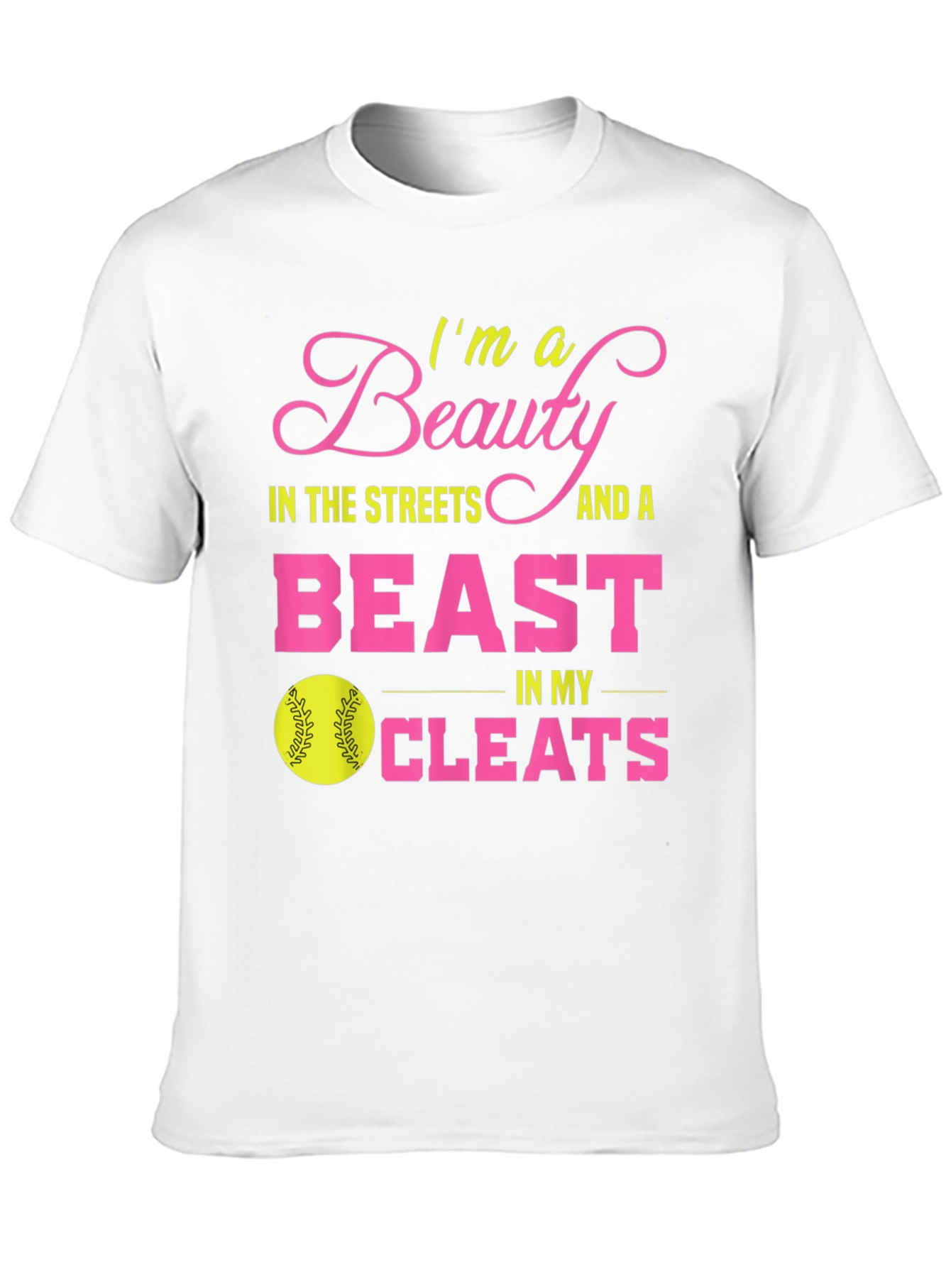 Beauty and Beast Softball T-Shirt