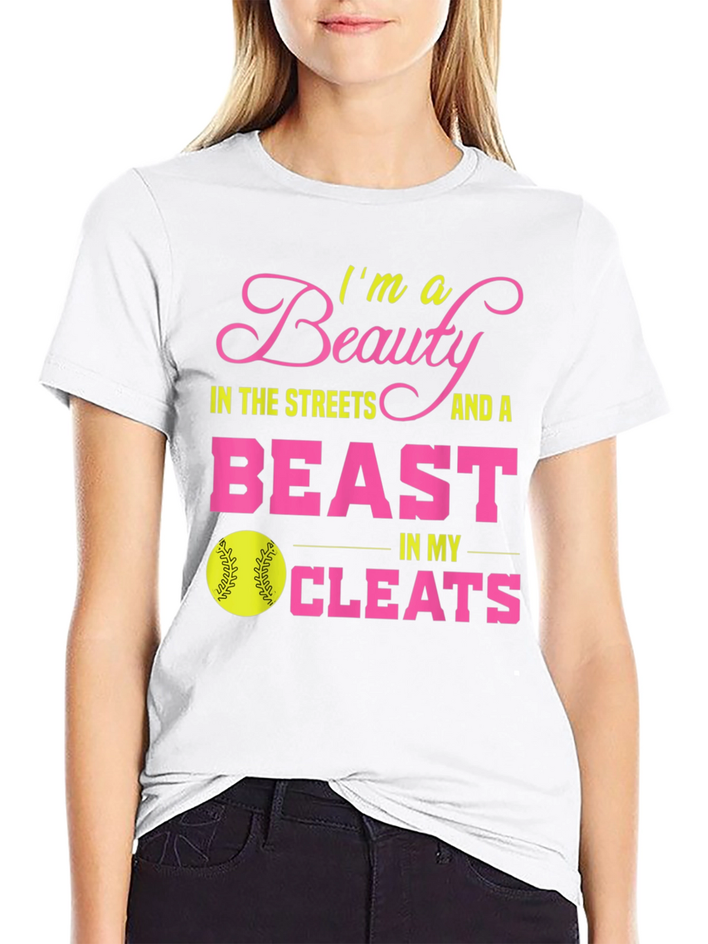 Beauty and Beast Softball T-Shirt