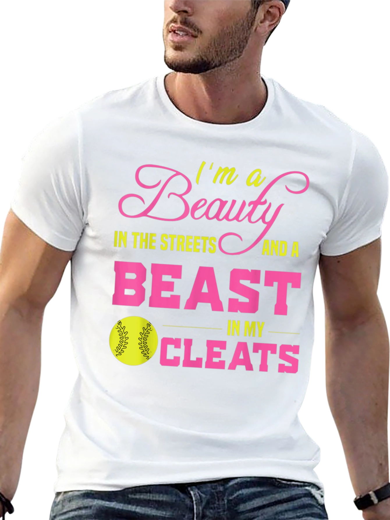 Beauty and Beast Softball T-Shirt