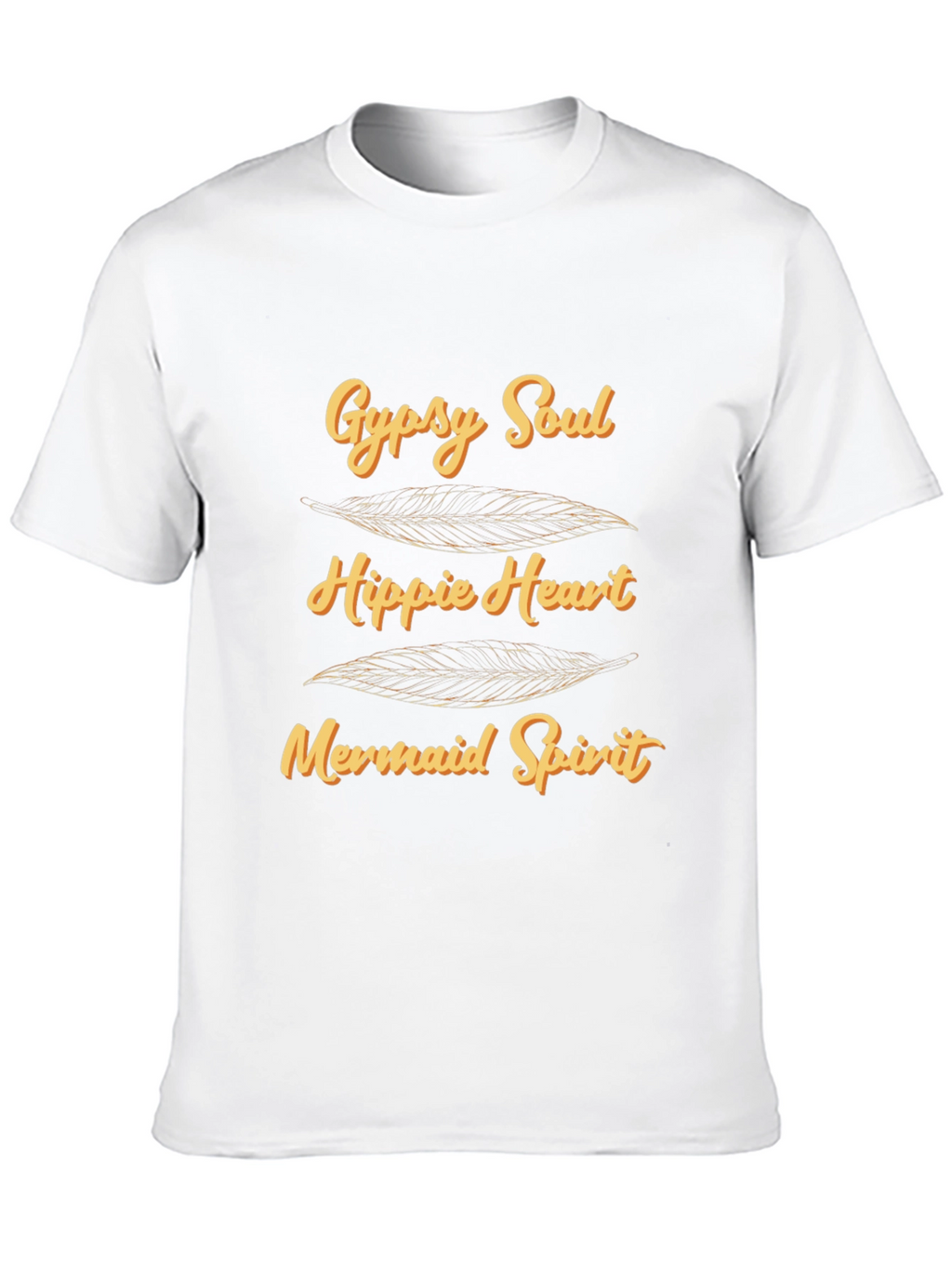 Gypsy Soul Hippie Heart Mermaid Spirit Graphic T-Shirt